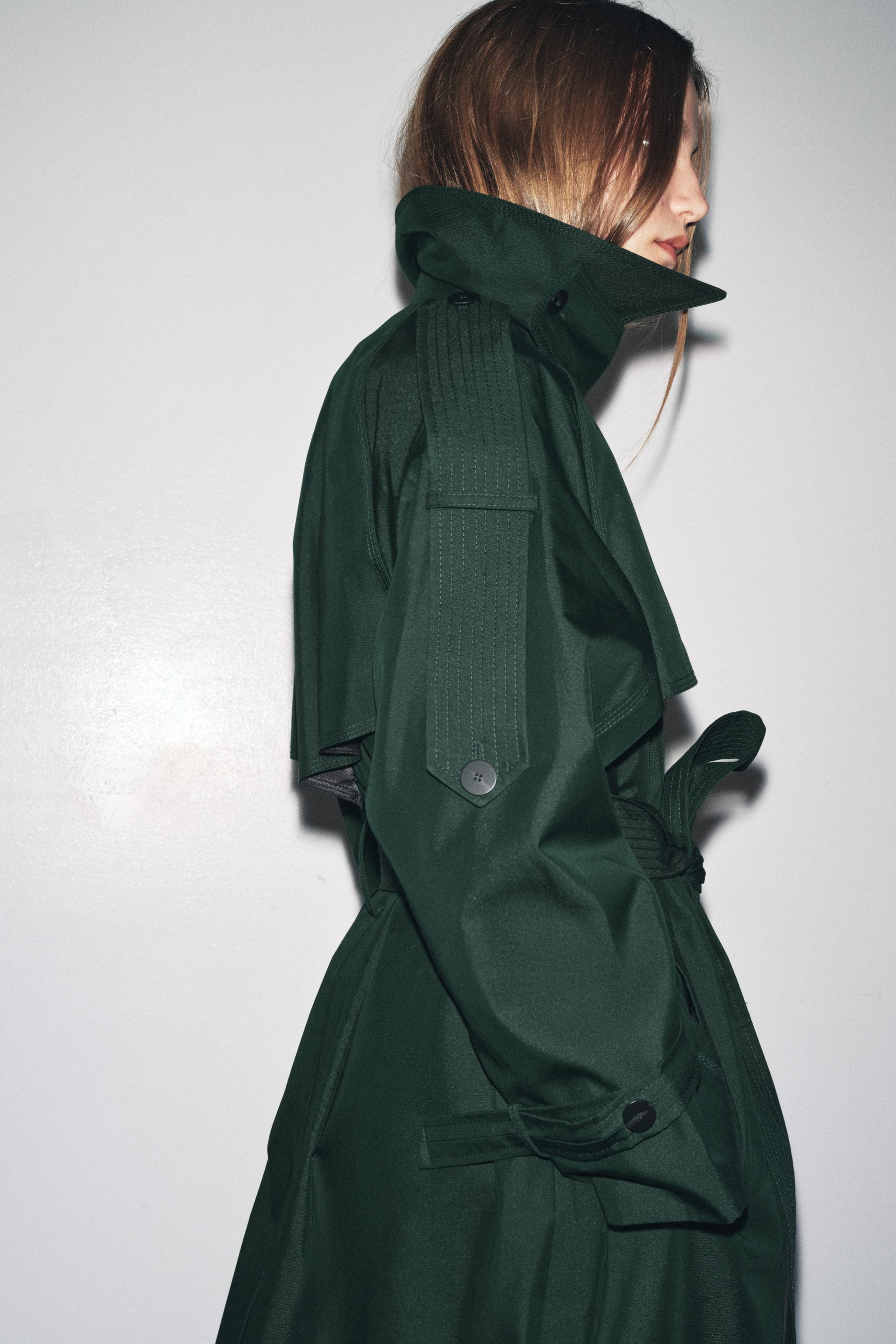 OVERSIZED WATER REPELLENT TRENCH COAT ZW COLLECTION