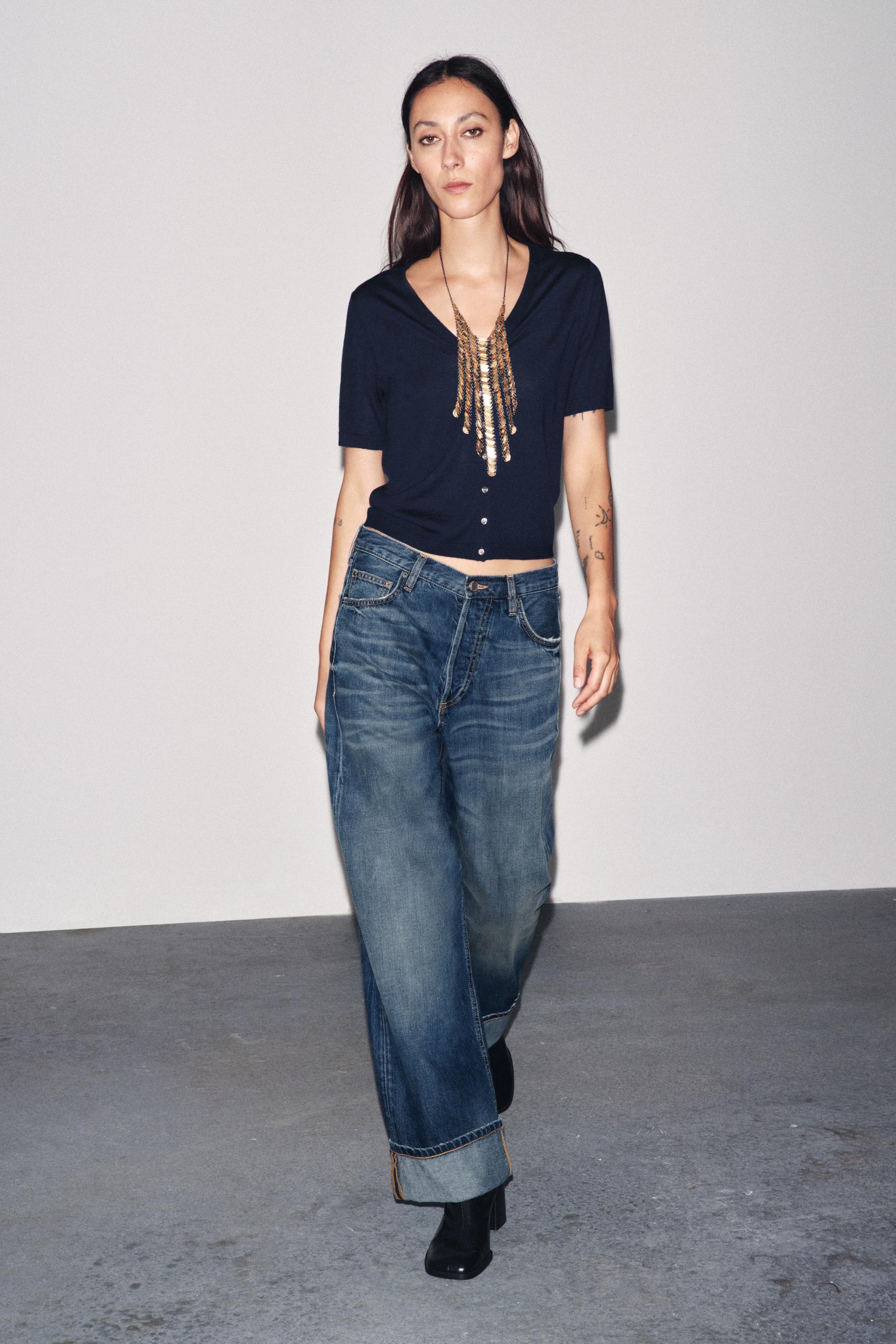 100% EXTRAFINE WOOL SHORT SLEEVE JACKET