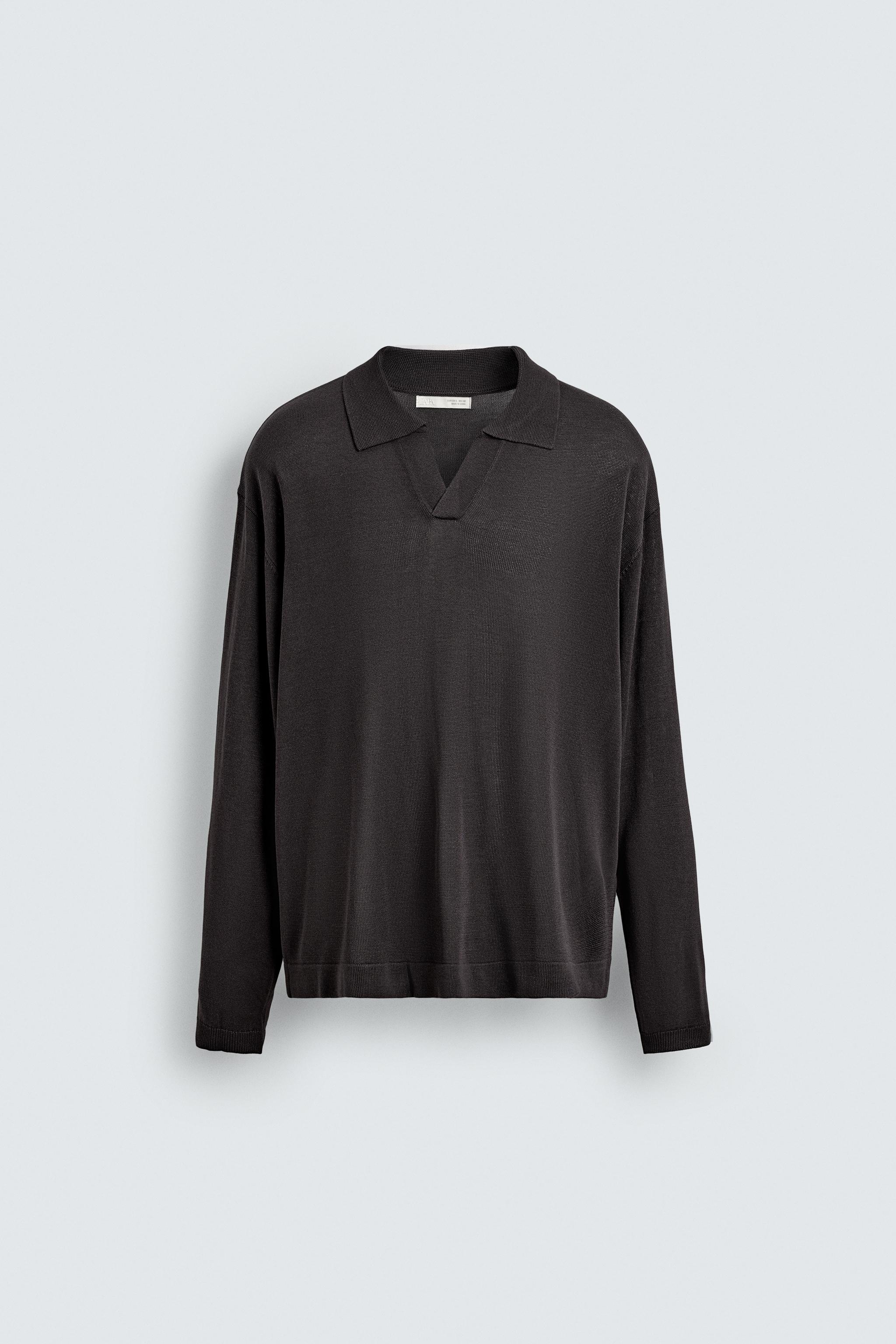 TEXTURED KNIT POLO SHIRT