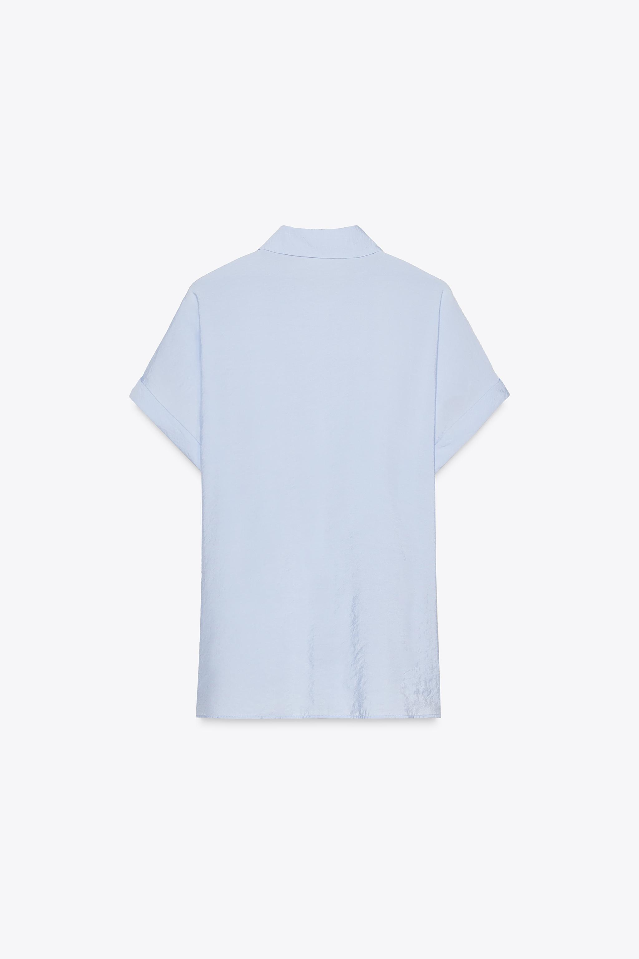 KNOTTED SHORT SLEEVE SHIRT