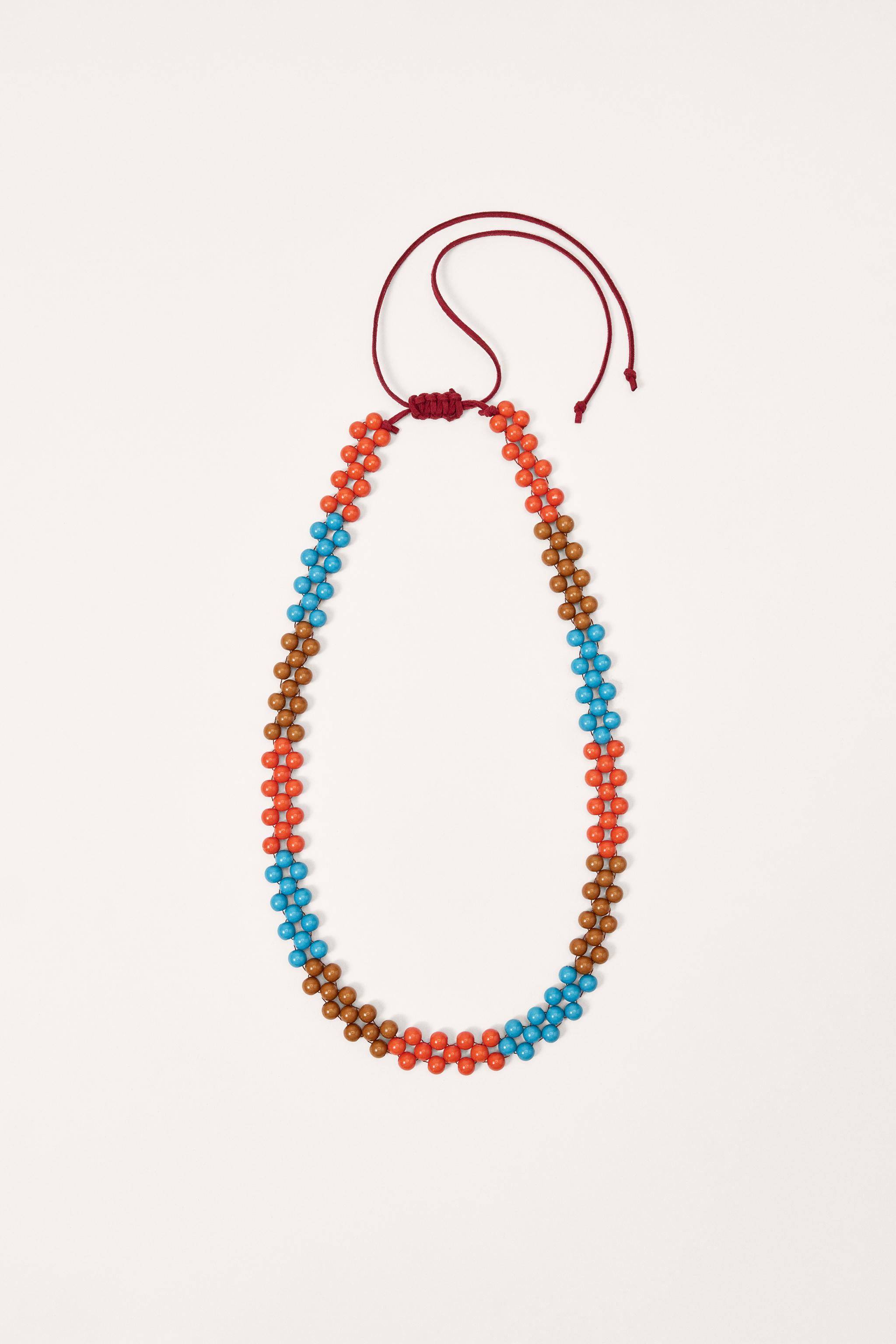 LIMITED EDITION BEADED CORD NECKLACE