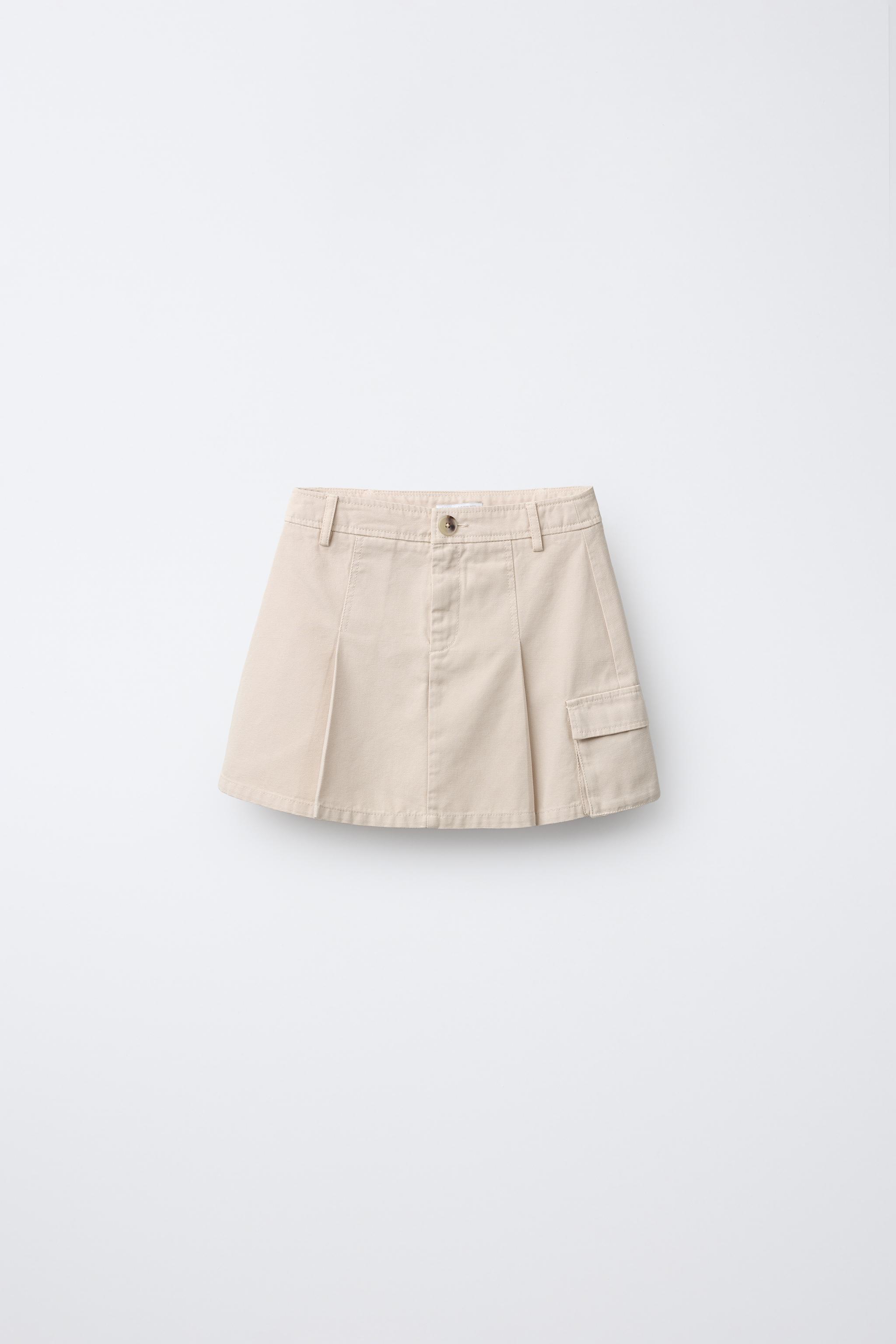 PLEATED POCKET SKIRT