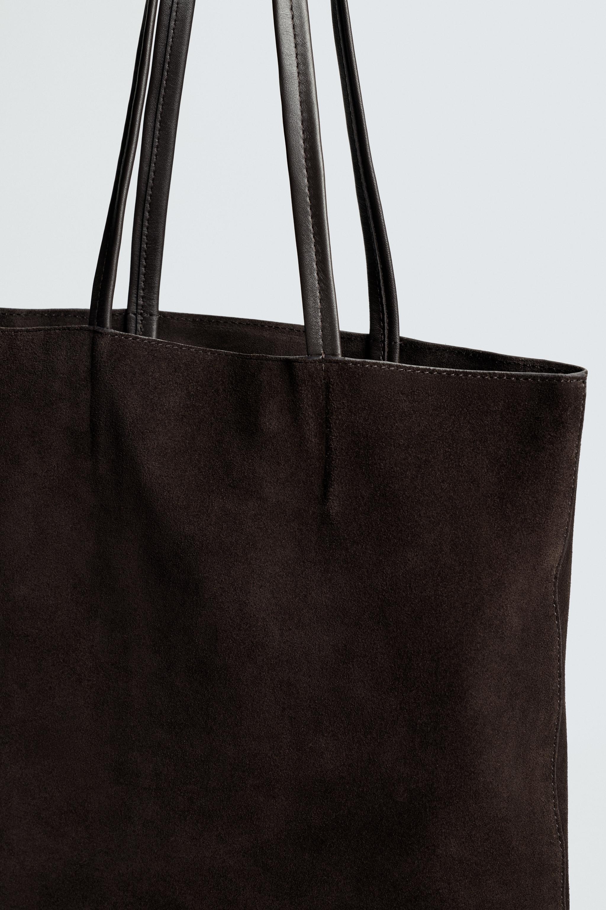 LEATHER SHOPPER BAG