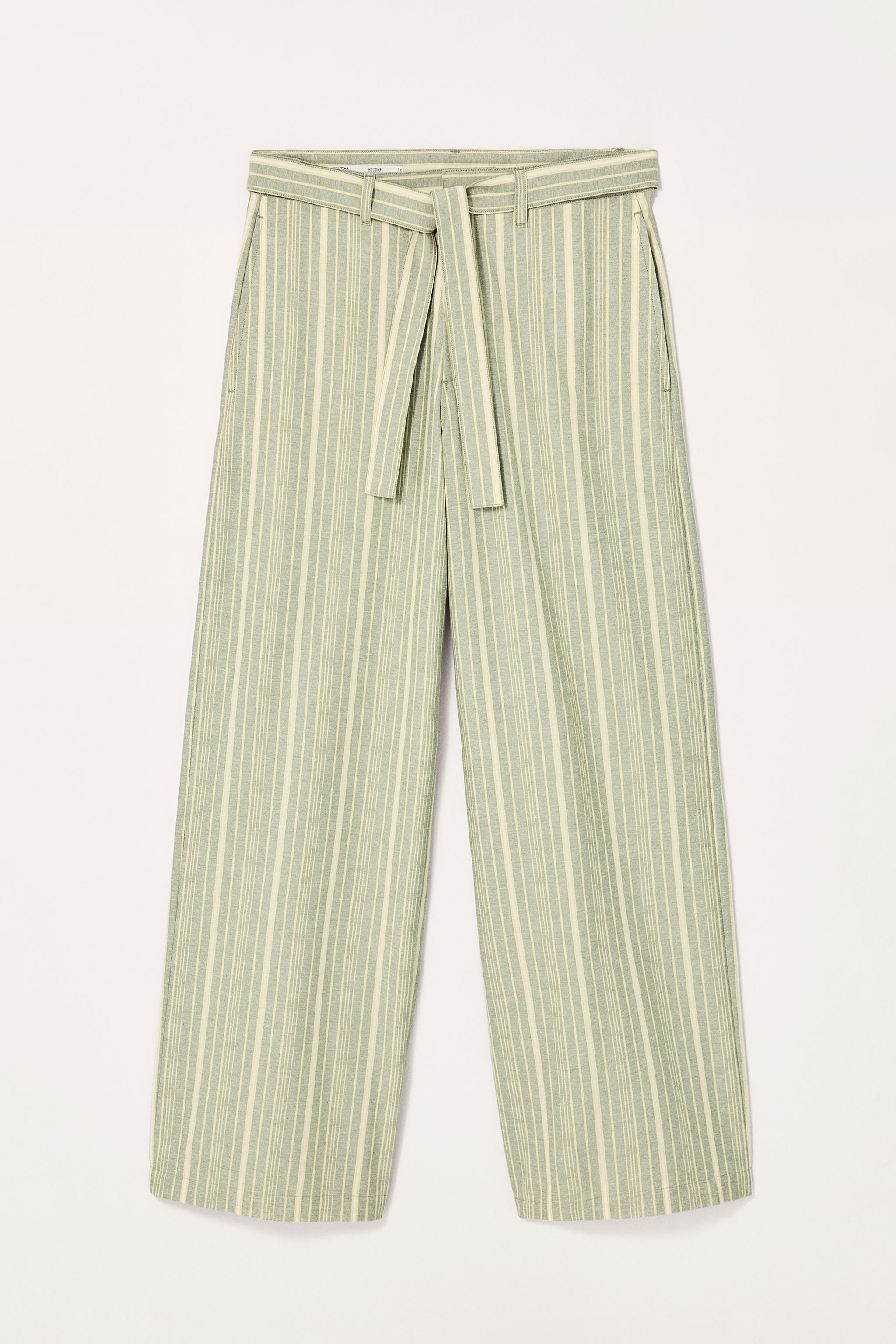 LIMITED EDITION STRIPED WIDE FIT PANTS