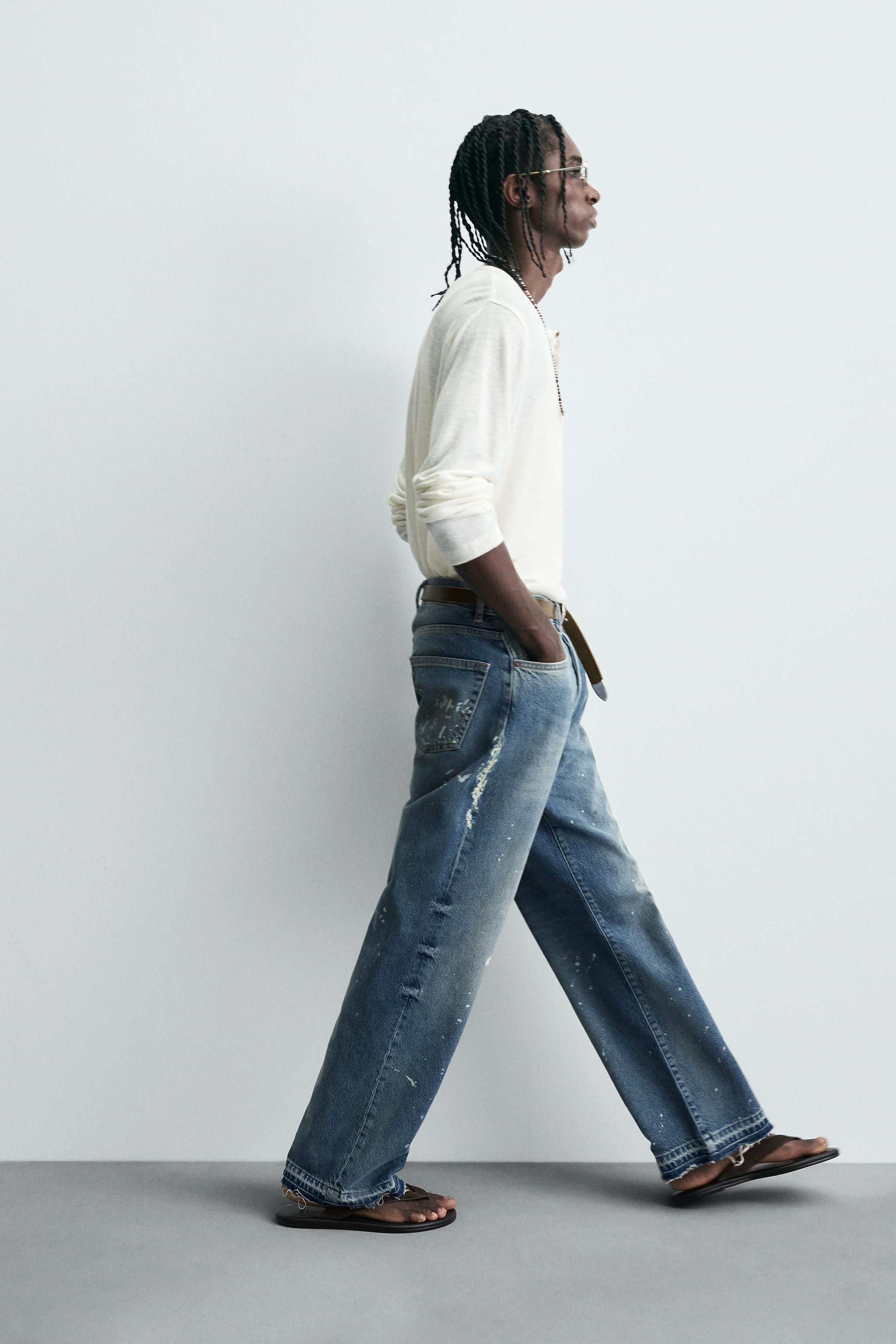 SPLATTER LOOSE FIT JEANS