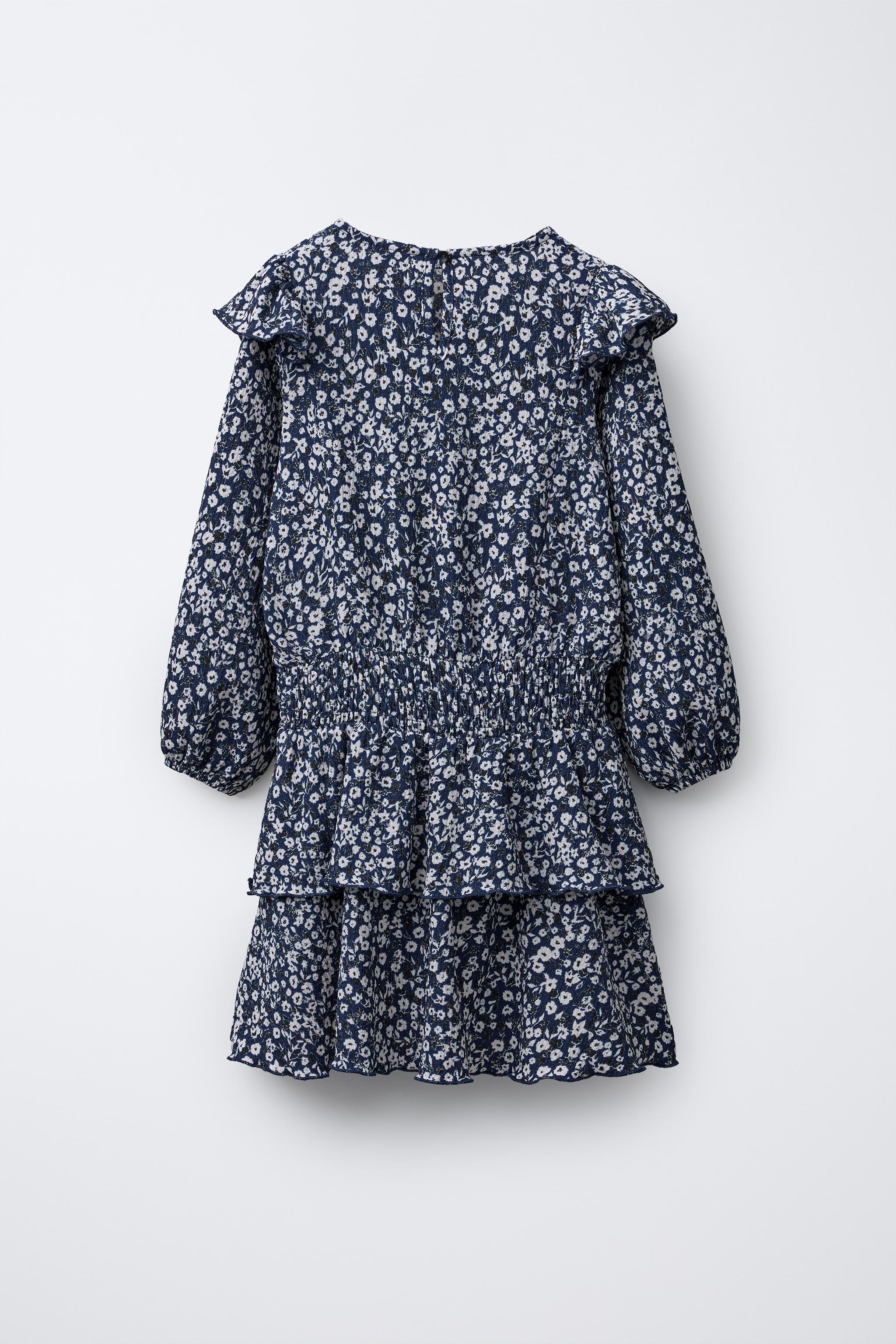 FLORAL COTTON GAUZE DRESS