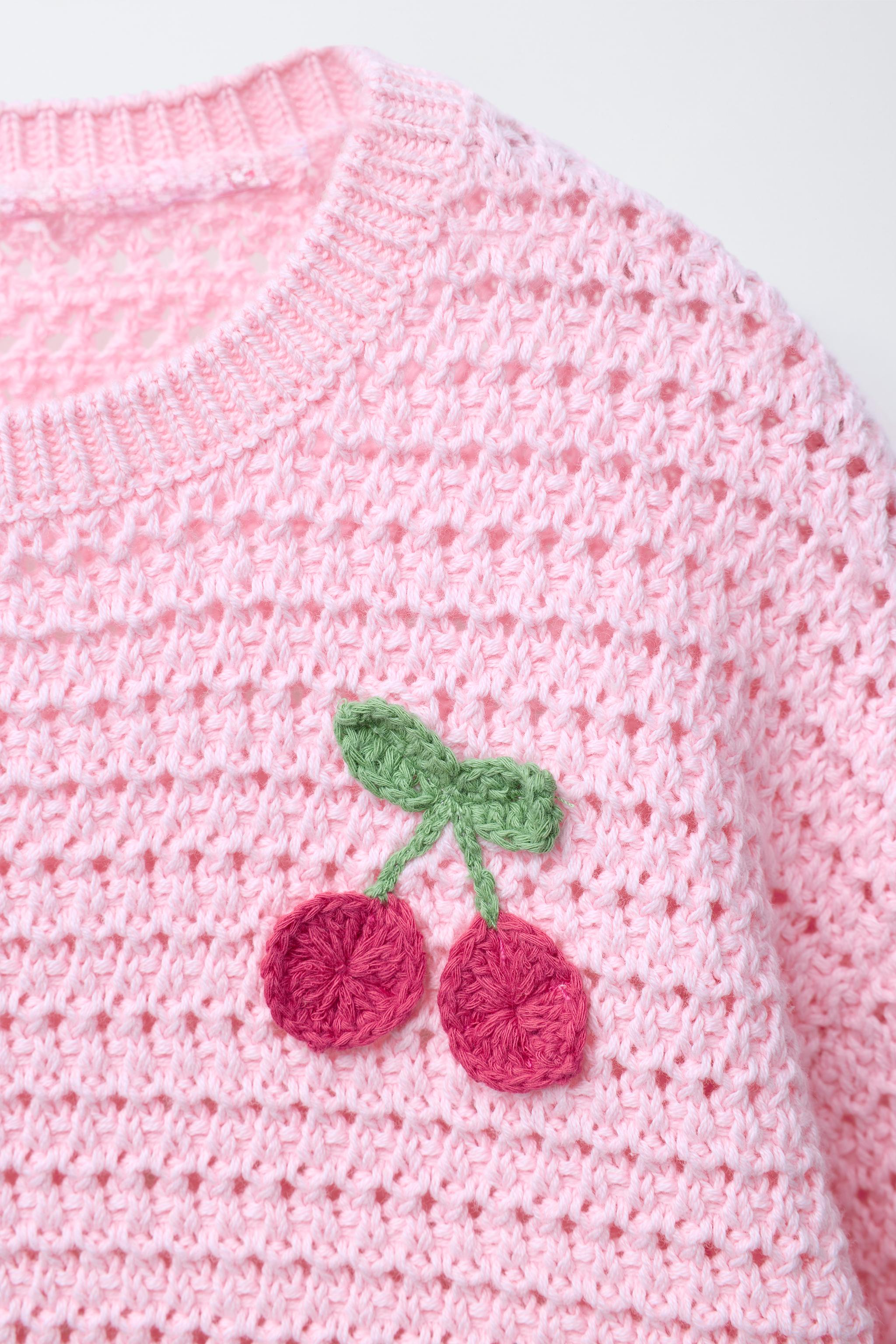 CHERRY KNIT SWEATER