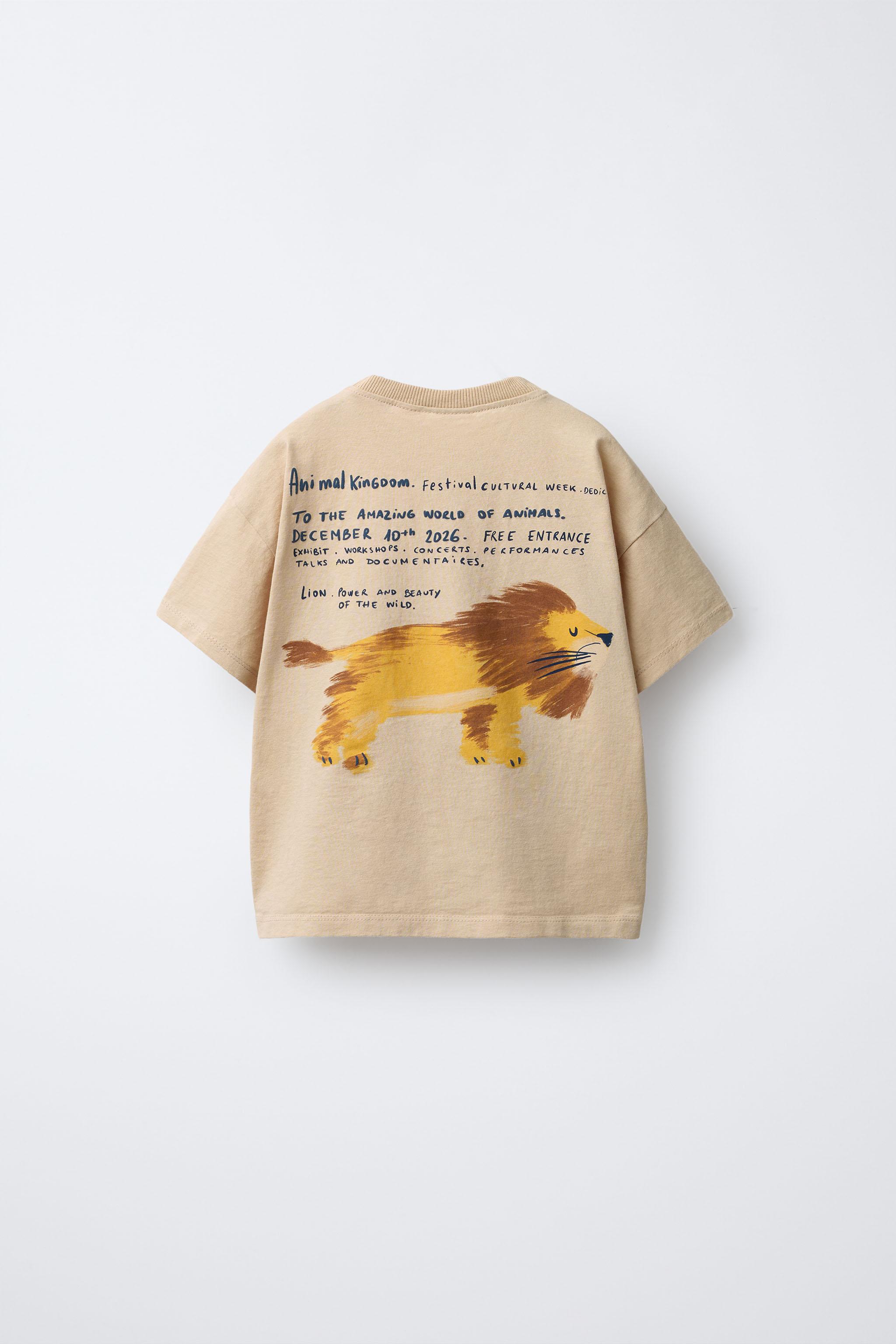 LION PRINT T-SHIRT