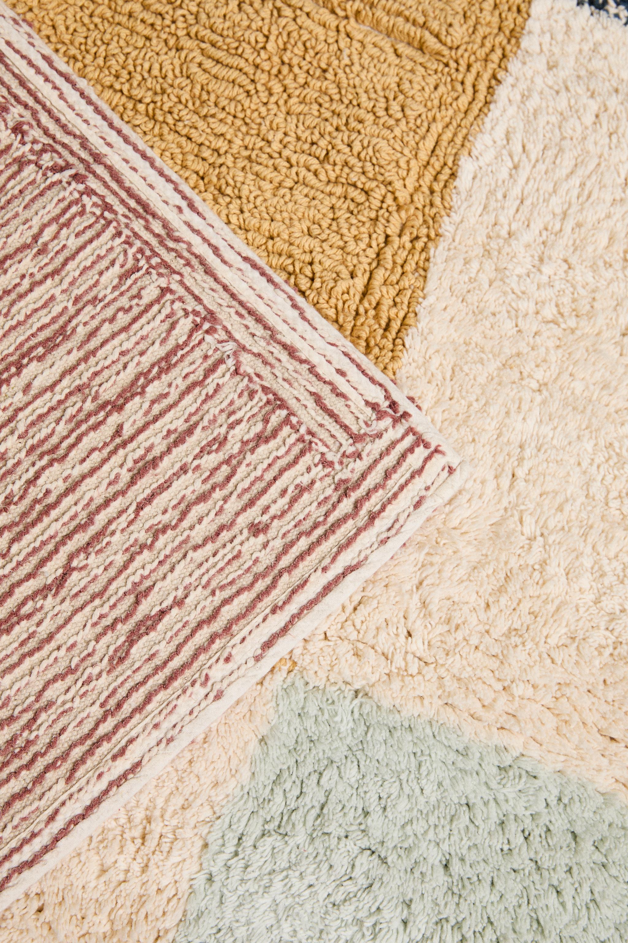 CHILDREN'S COTTON PATCHWORK AREA RUG