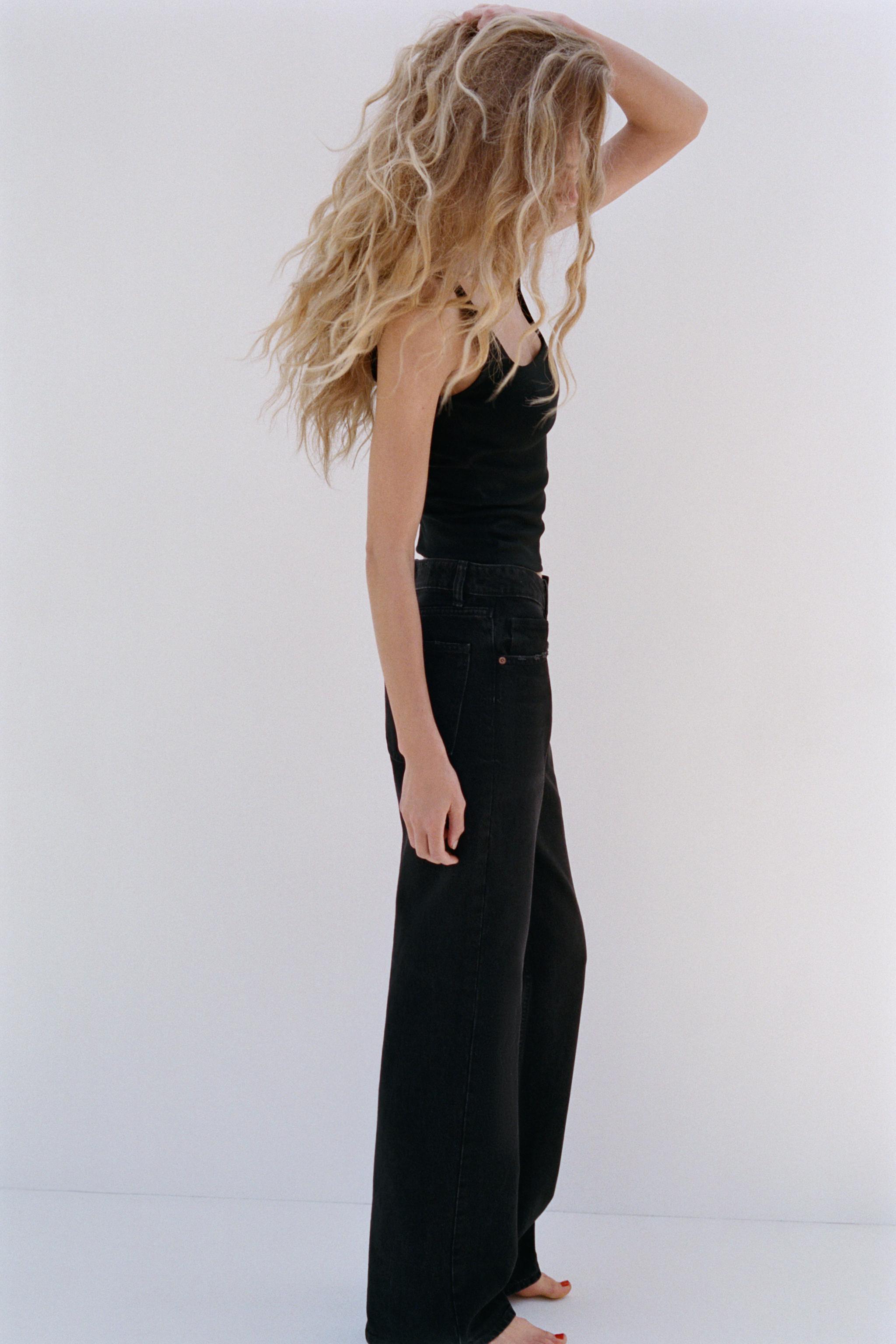 FULL LENGTH TRF MID-RISE WIDE LEG JEANS