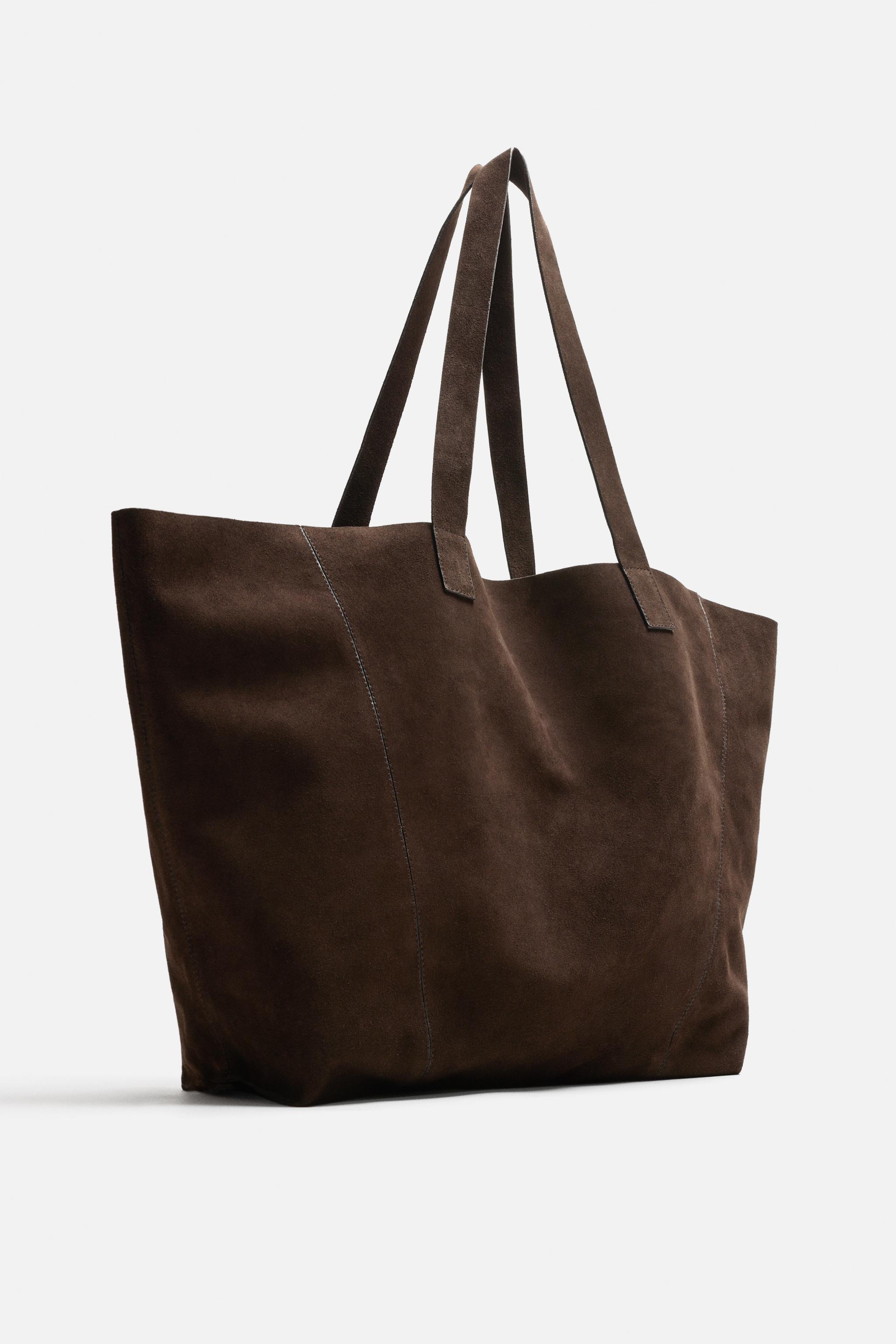 LEATHER SHOPPER BAG
