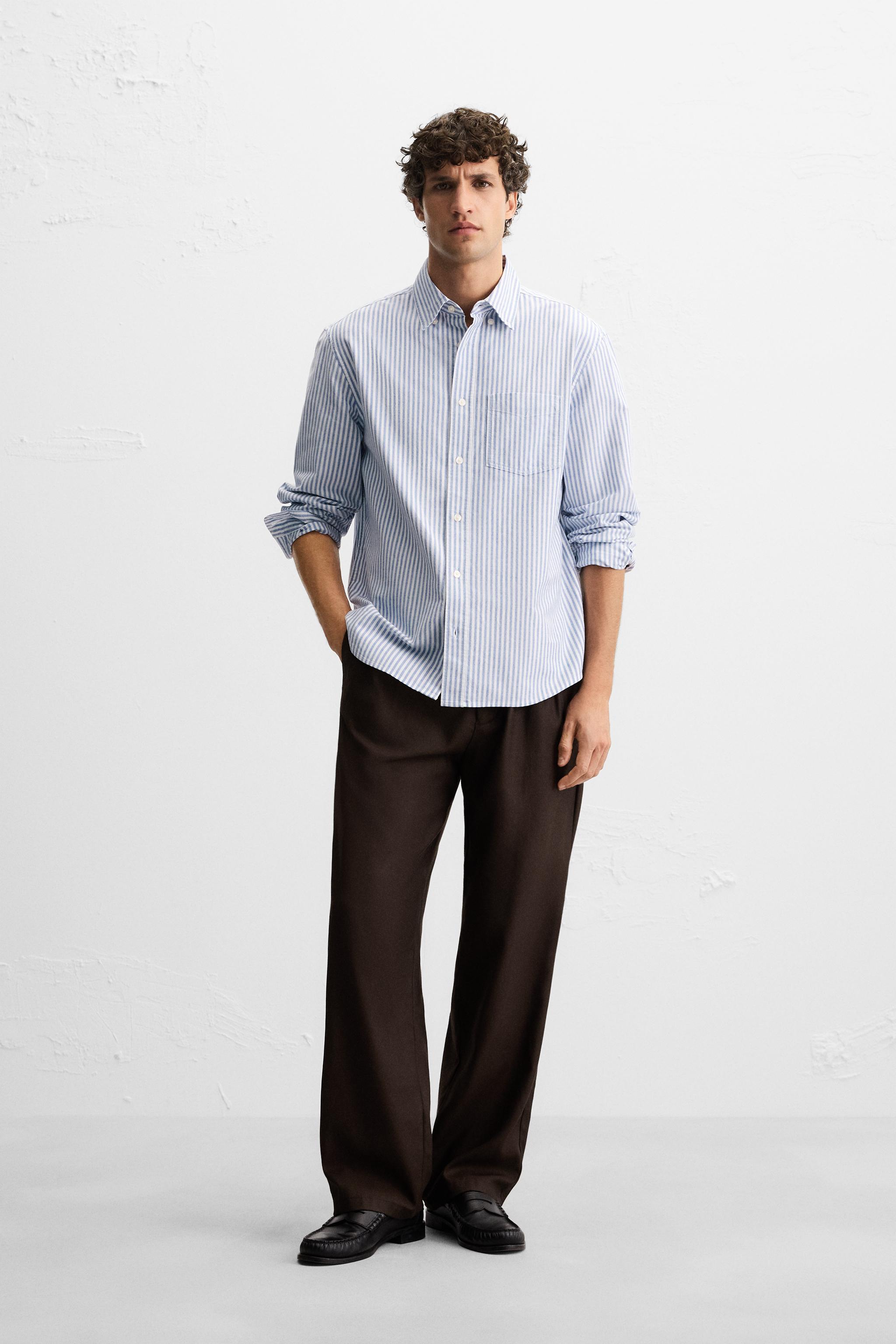 TEXTURED OXFORD SHIRT