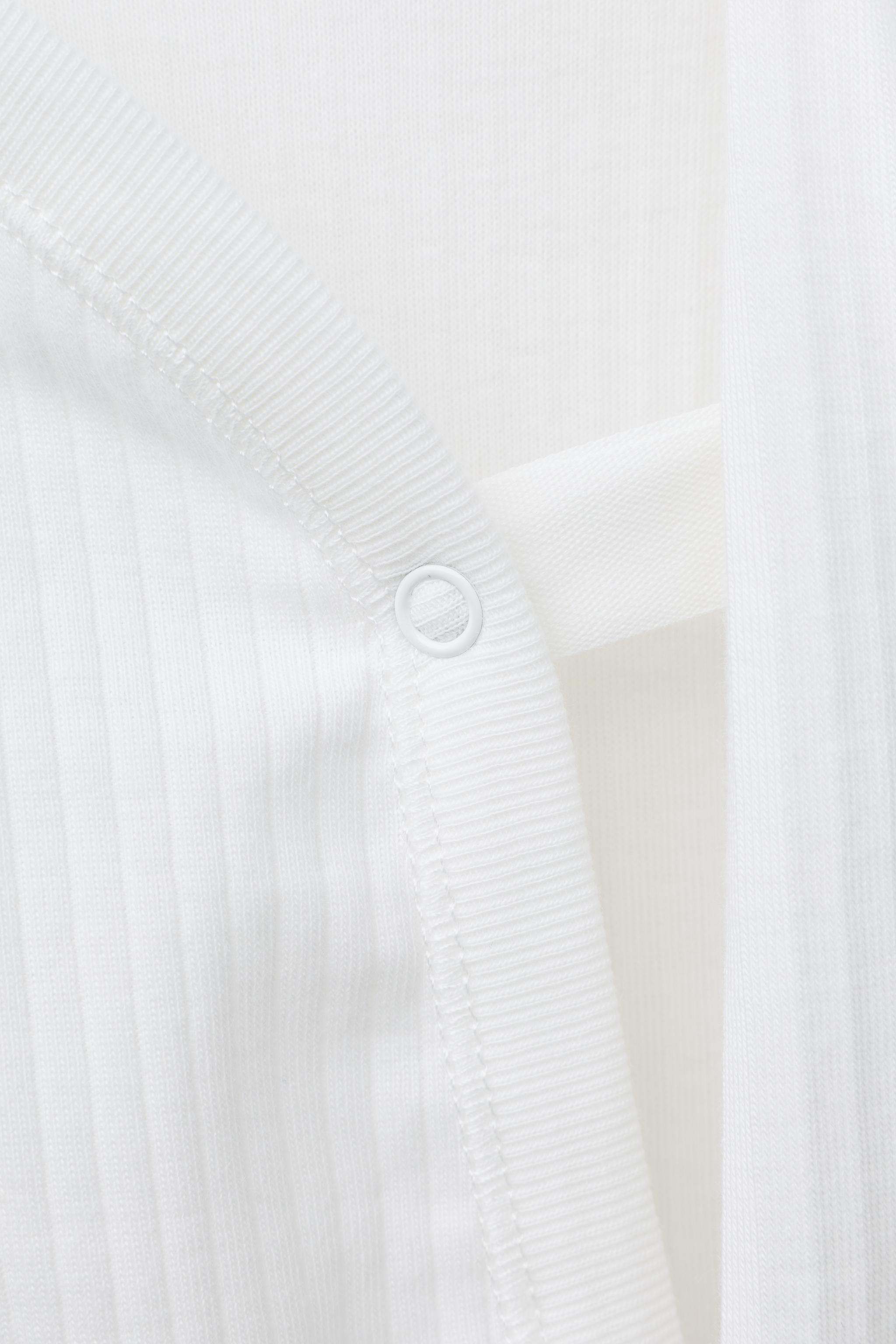 0-6 MONTHS/ THREE-PACK OF LONG-SLEEVE BODYSUITS WITH KIMONO COLLAR