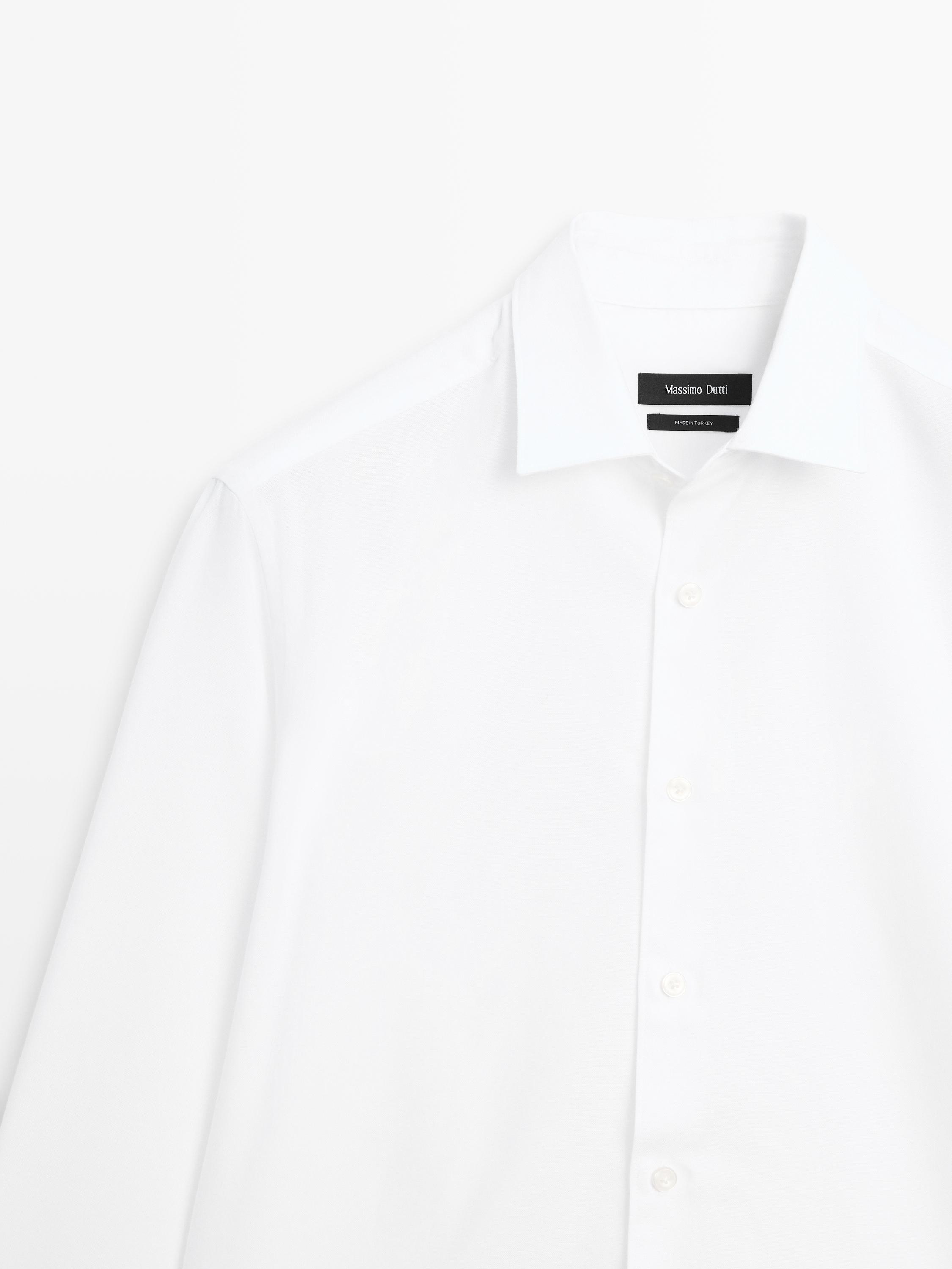 Regular fit textured shirt