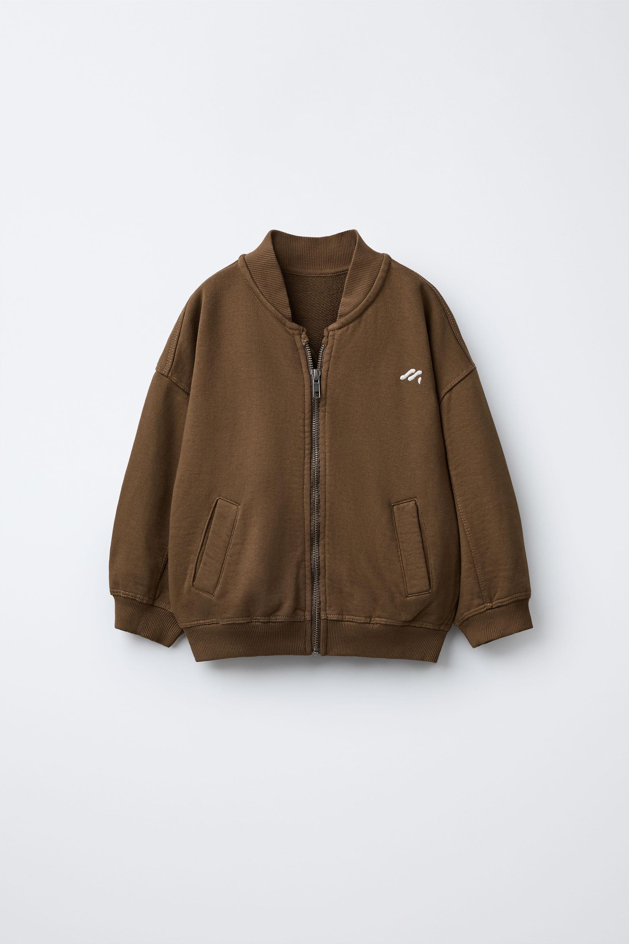 FLEECE LOGO BOMBER JACKET