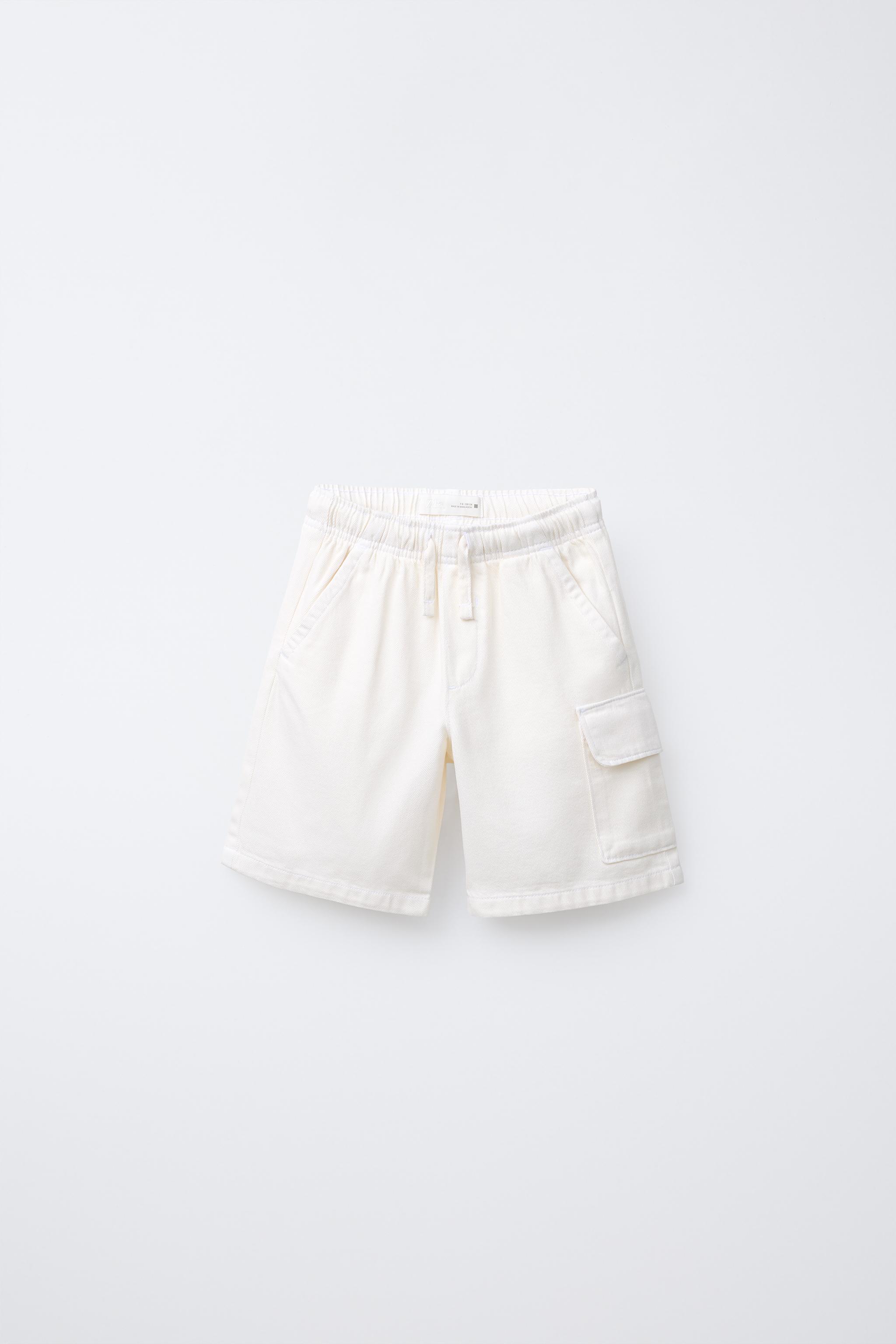 FLOWY STRAIGHT CARGO SHORTS