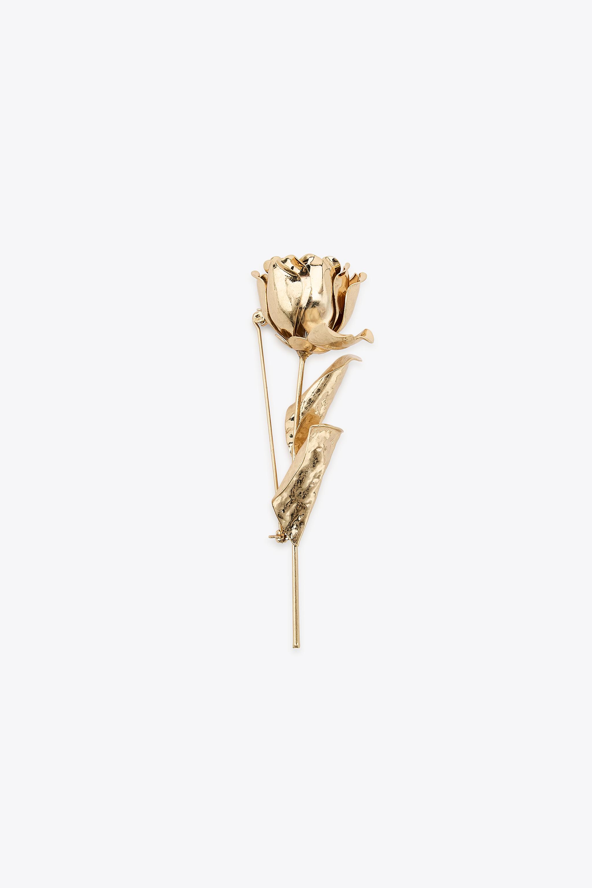 MAXI NEEDLE FLOWER BROOCH