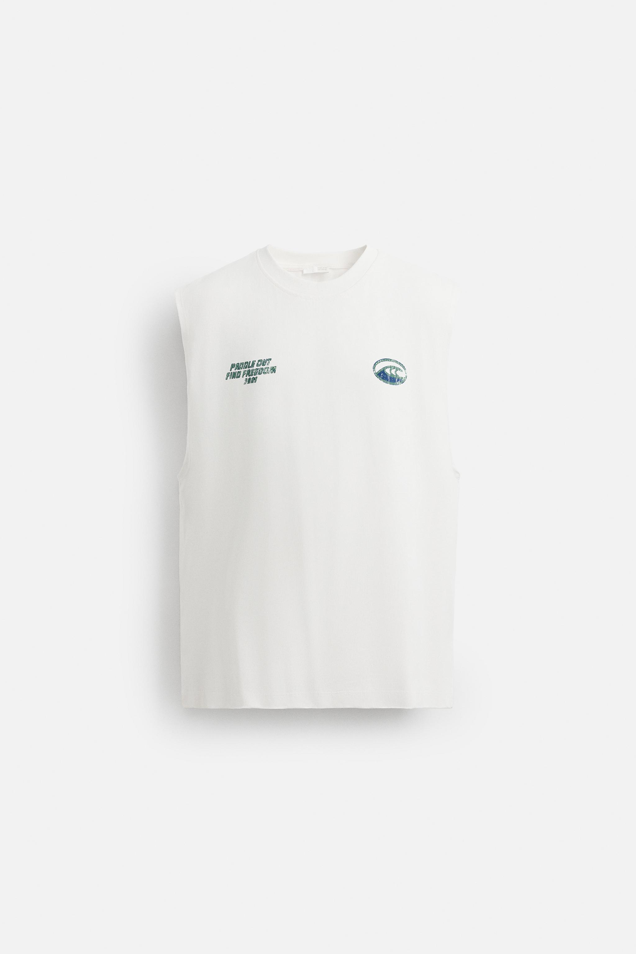 WASHED PRINT TANK TOP