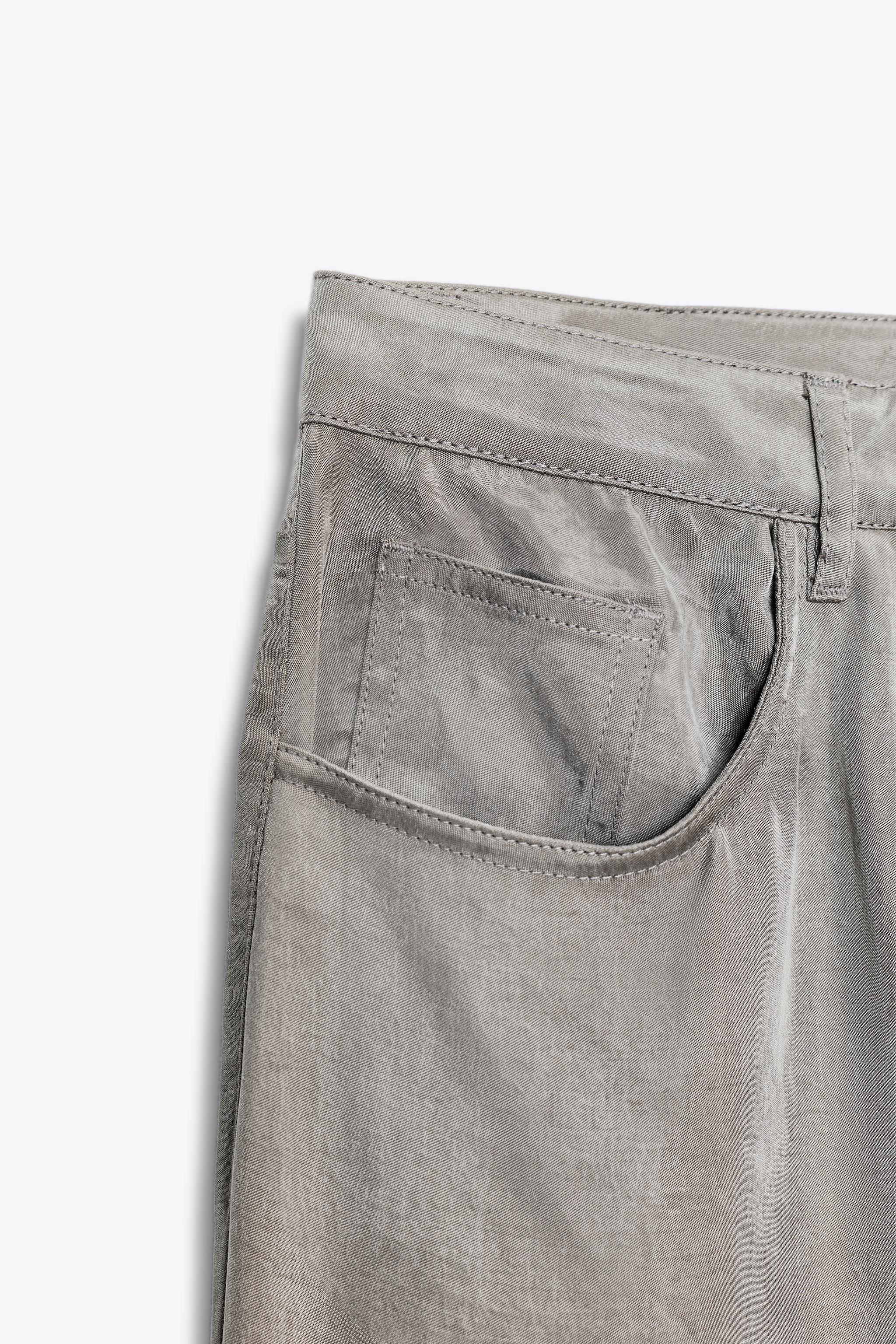 ZW COLLECTION FLOWY SATIN PANTS