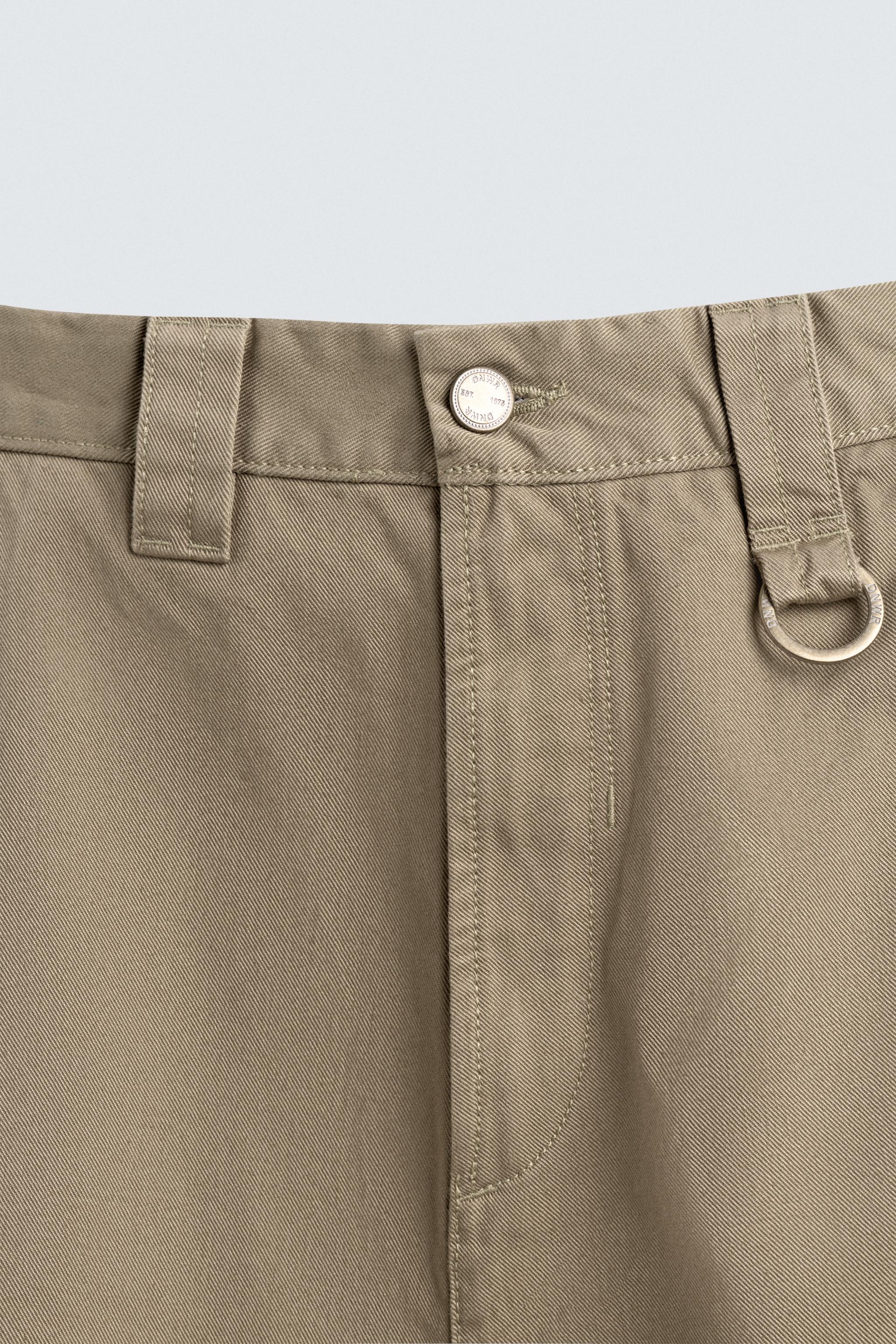 WIDE BAGGY FIT CHINO PANTS