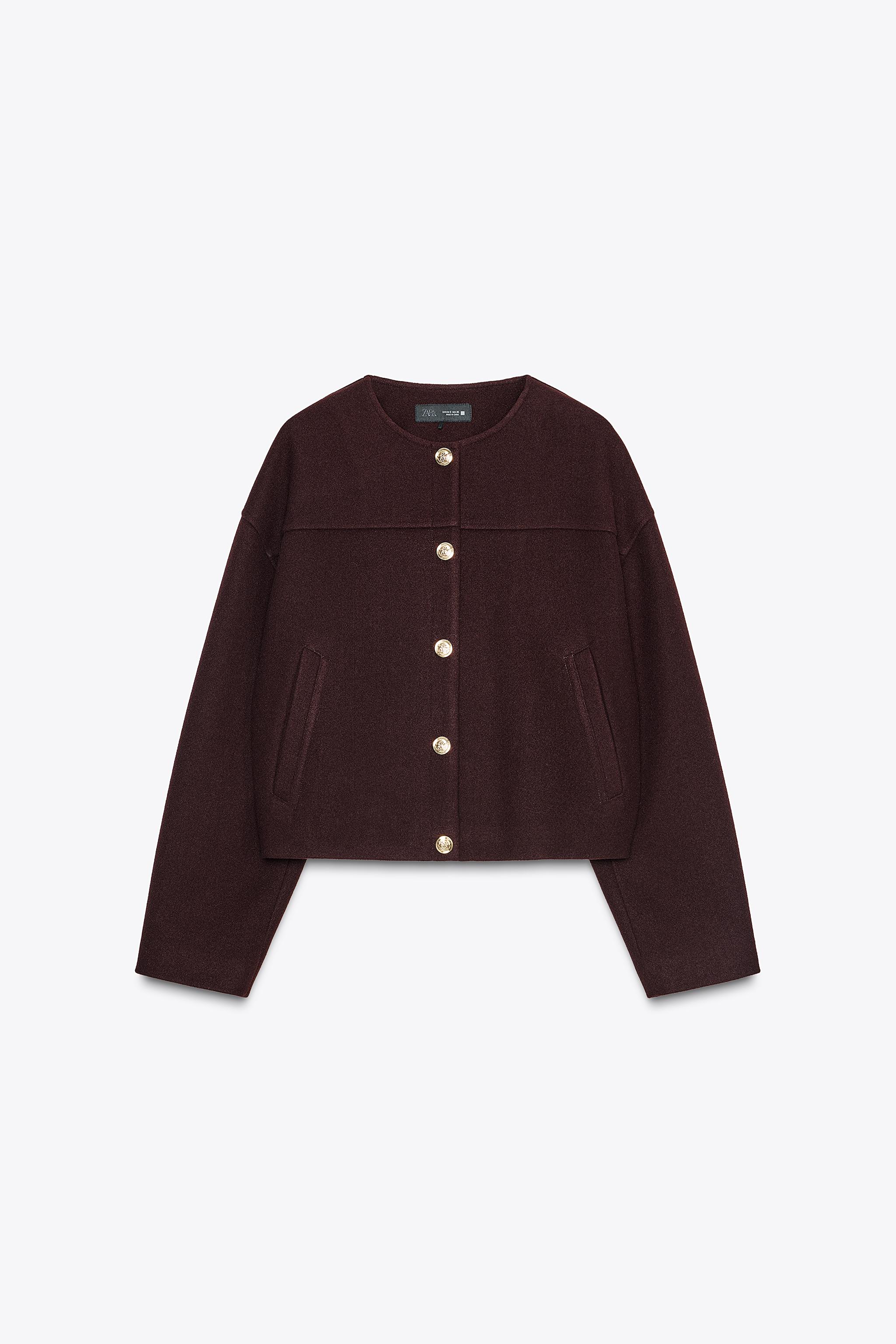 SOFT JACKET WITH GOLD BUTTONS