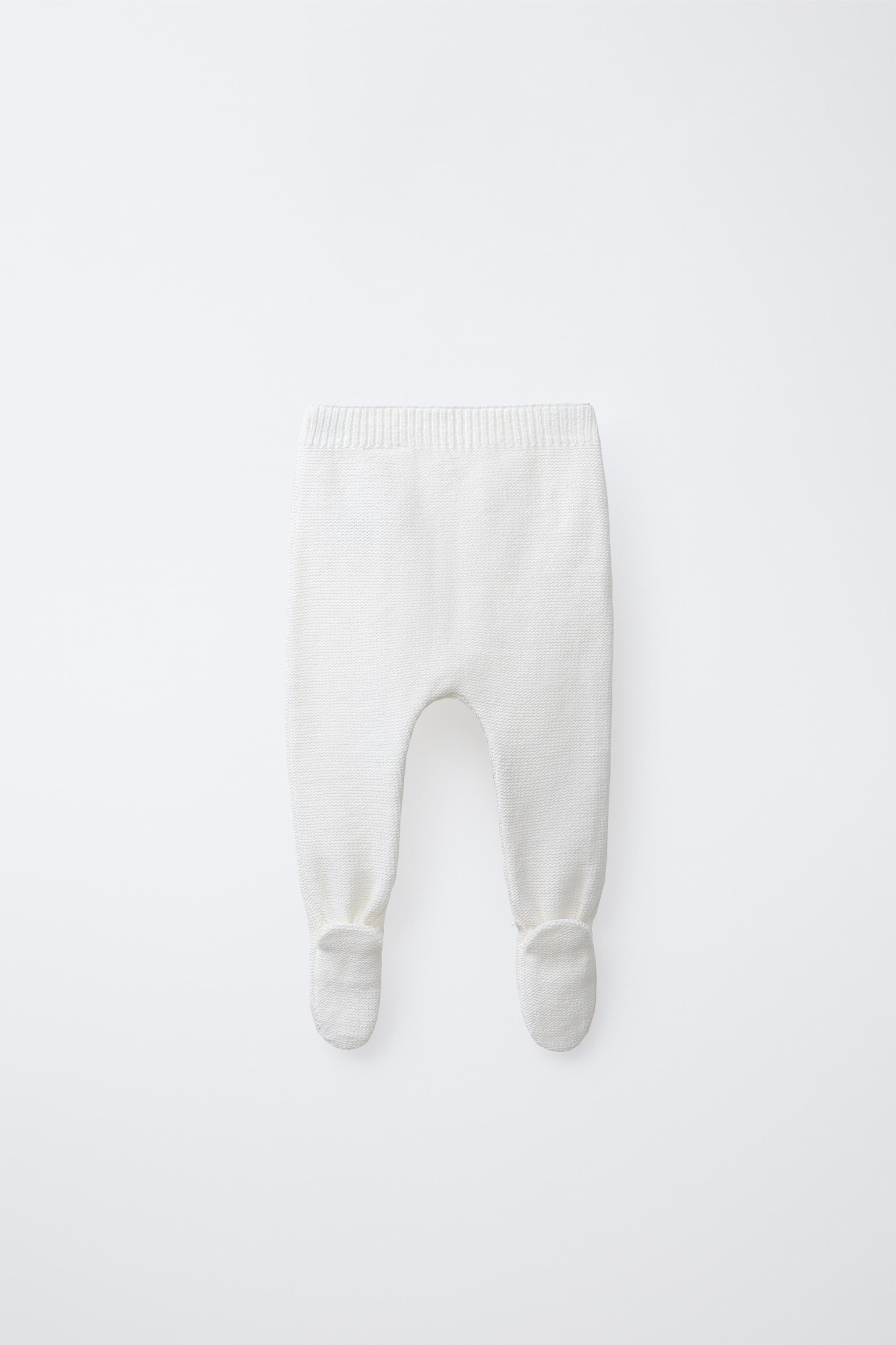 BOW FOOTED KNIT LEGGINGS