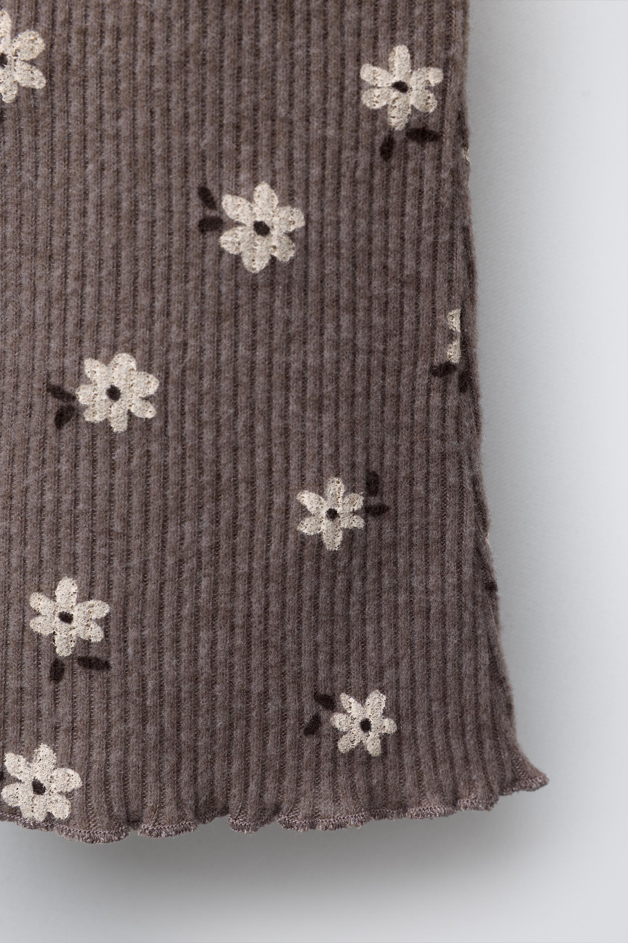 PRINTED SOFT FLARE PANTS