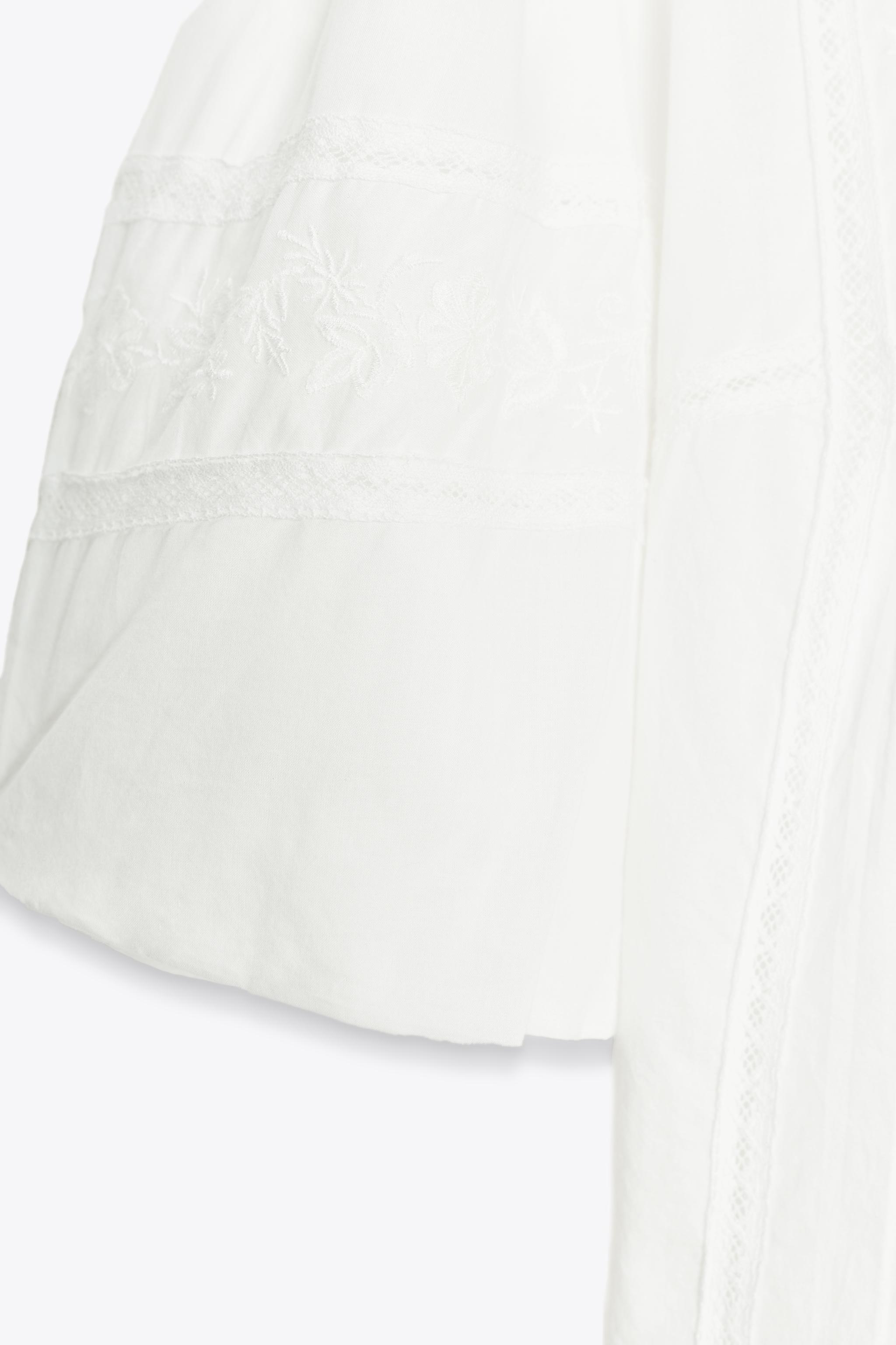 ZW COLLECTION EMBROIDERED ROMANTIC BLOUSE