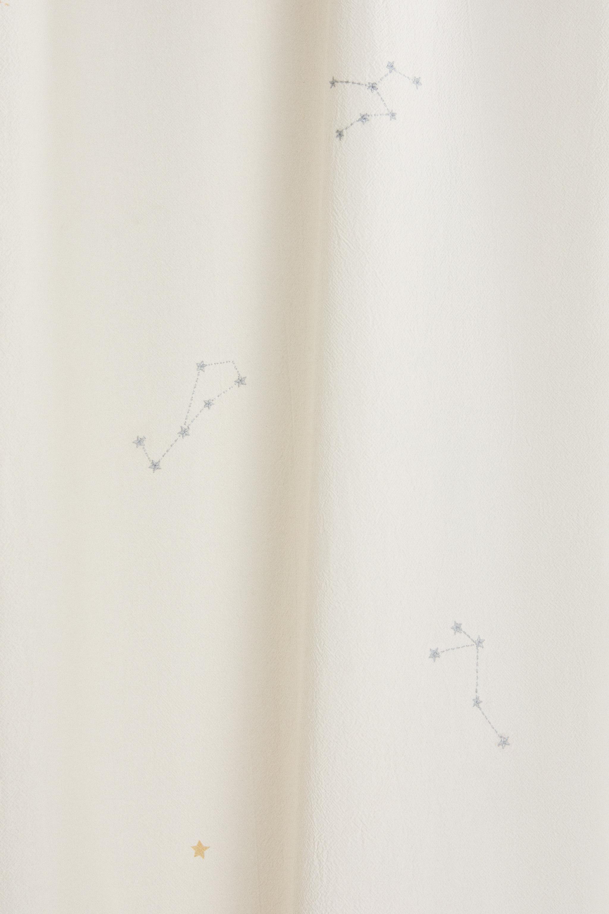 CHILDREN'S COTTON SPACE CURTAIN