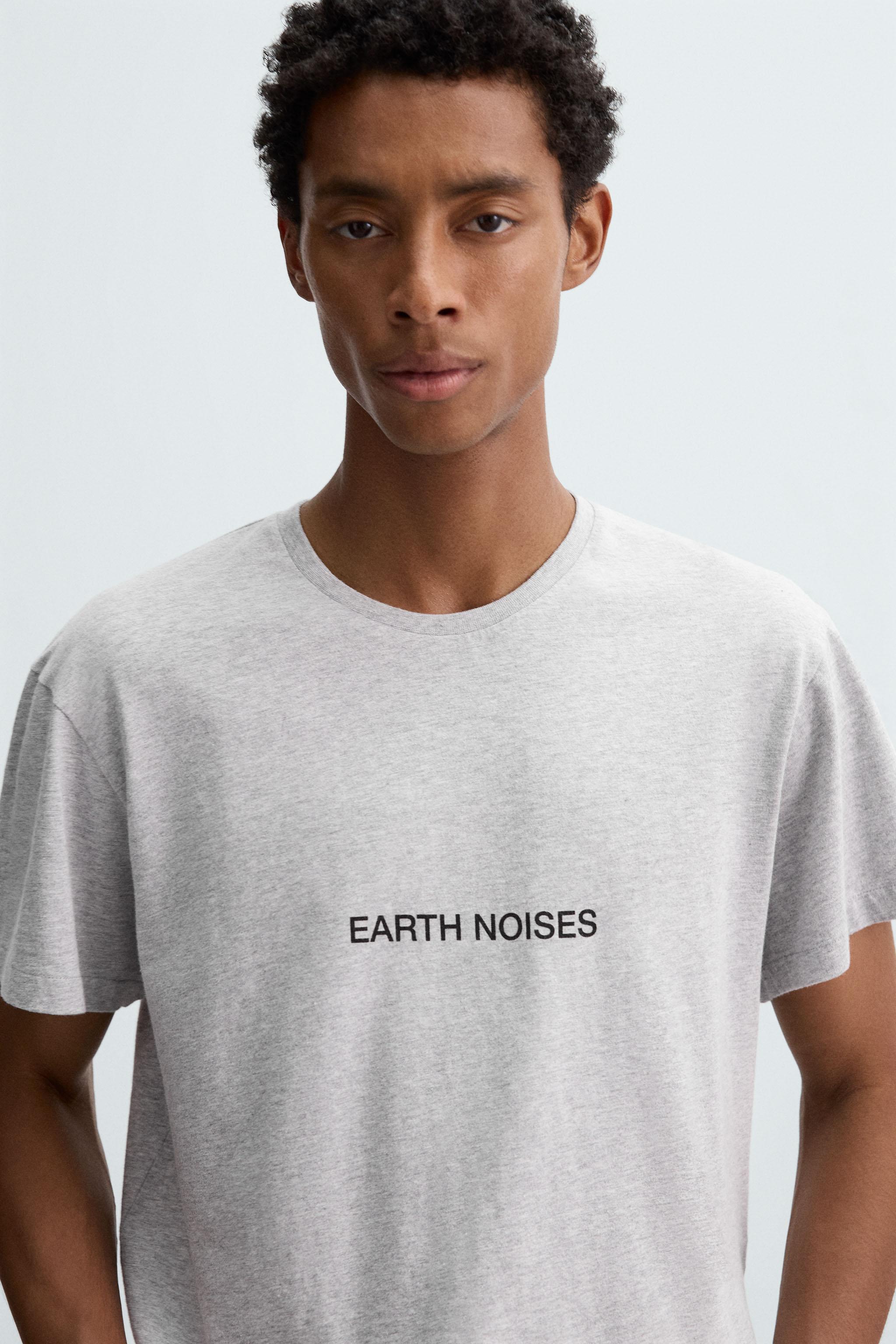 SLIM FIT TEXT T-SHIRT