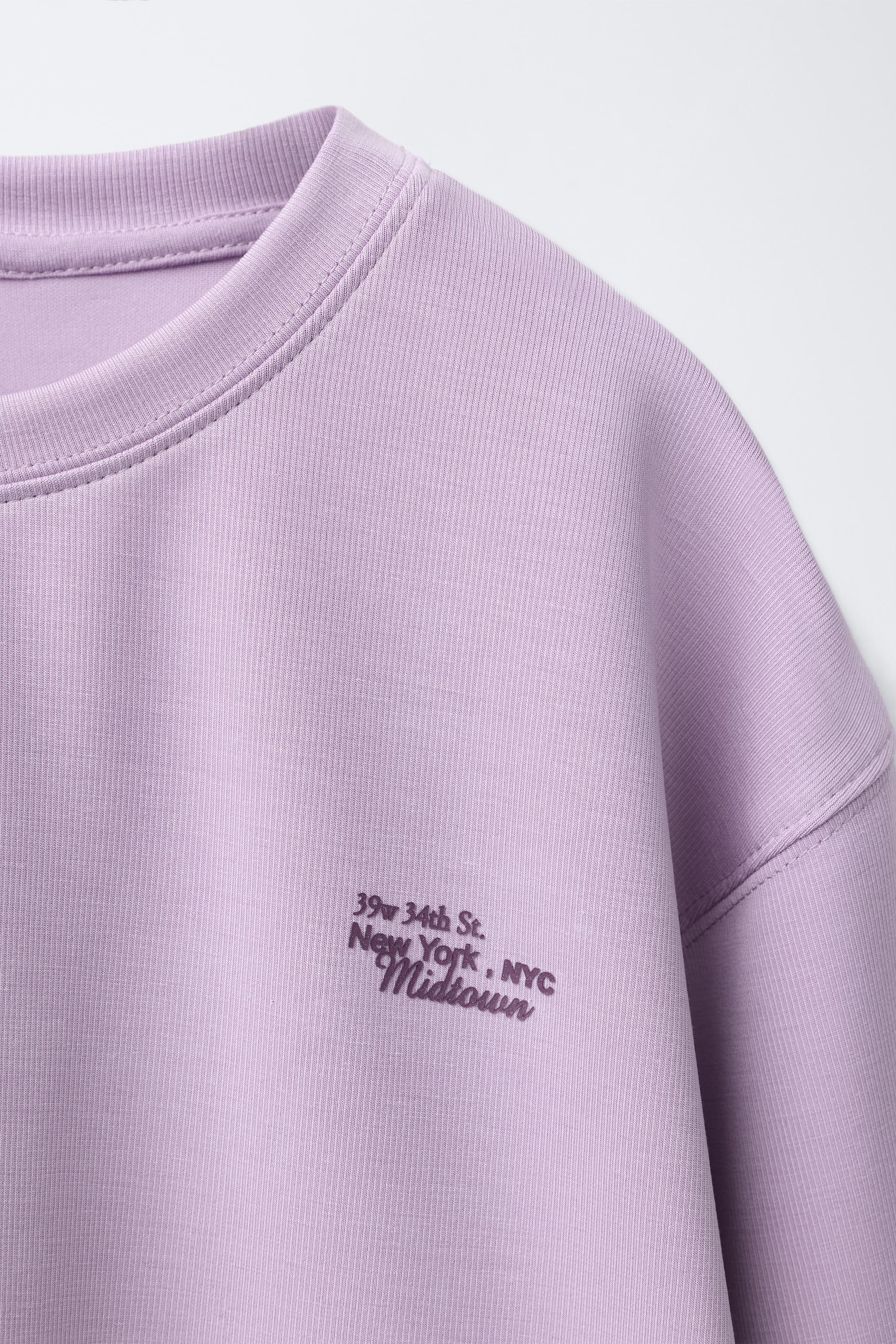 SWEATSHIRT WITH MODAL TEXT