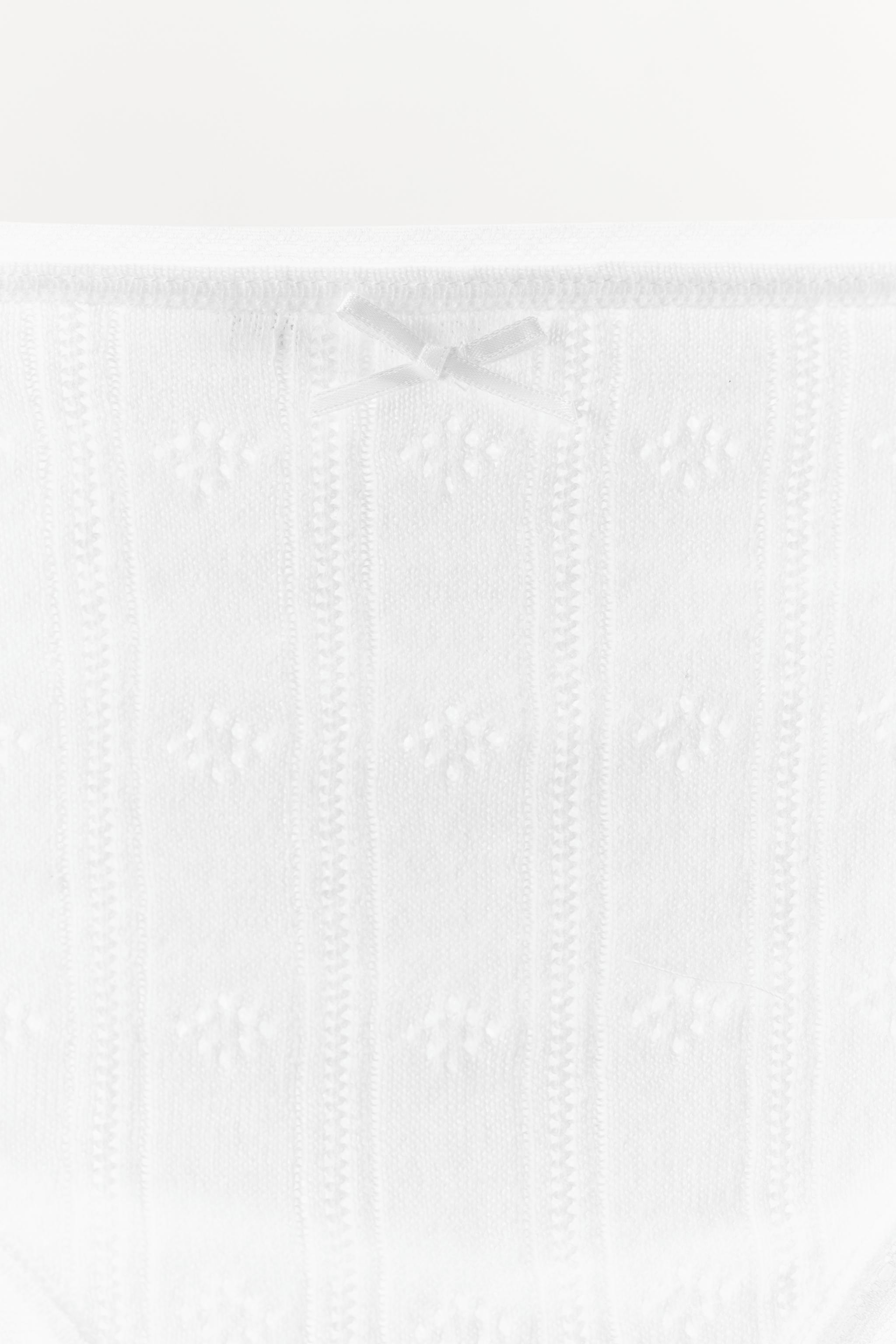 POINTELLE BOTTOMS WITH SATIN BOW