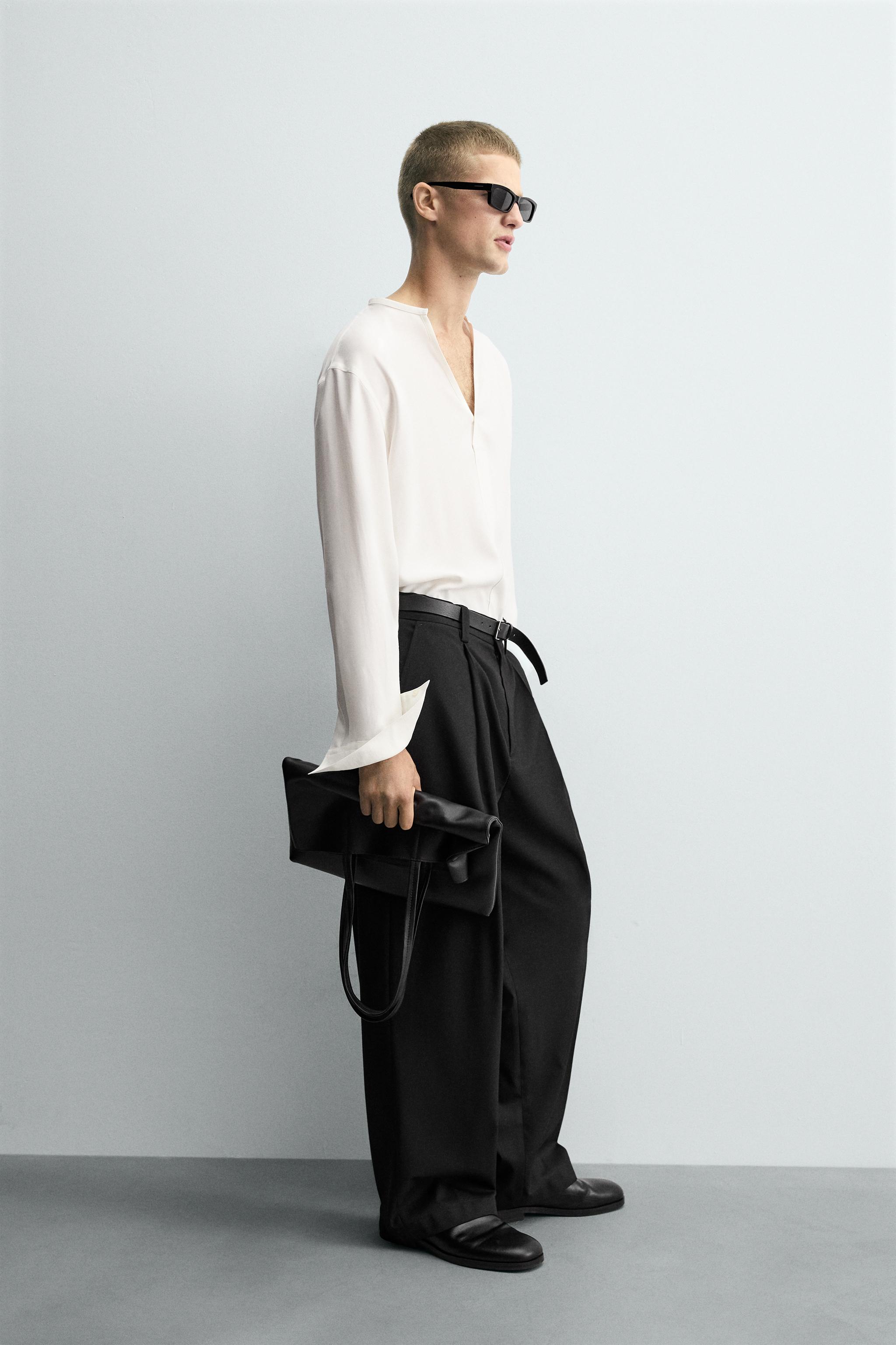 RELAXED FIT FLOWY SHIRT