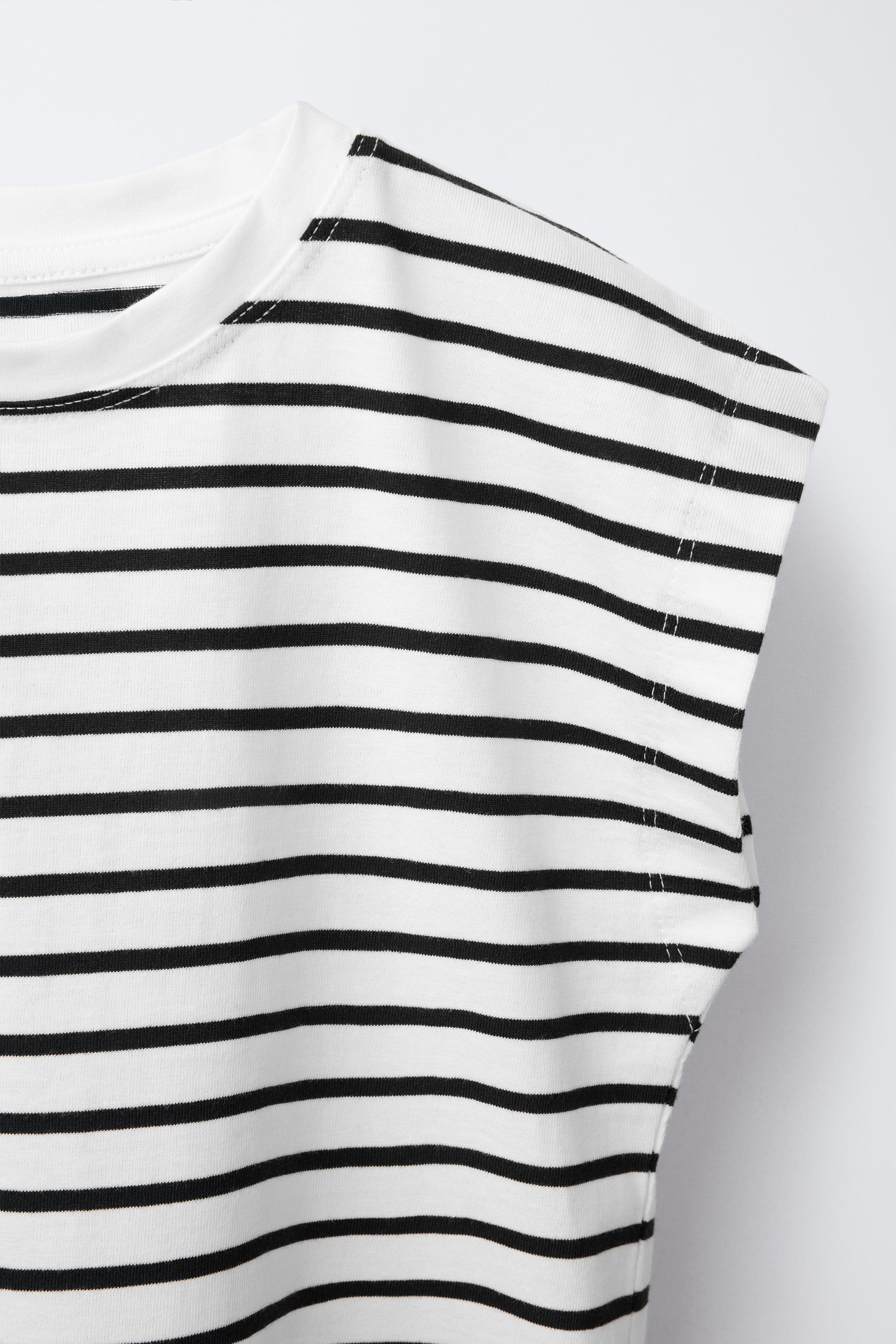 STRIPED EYELASH T-SHIRT