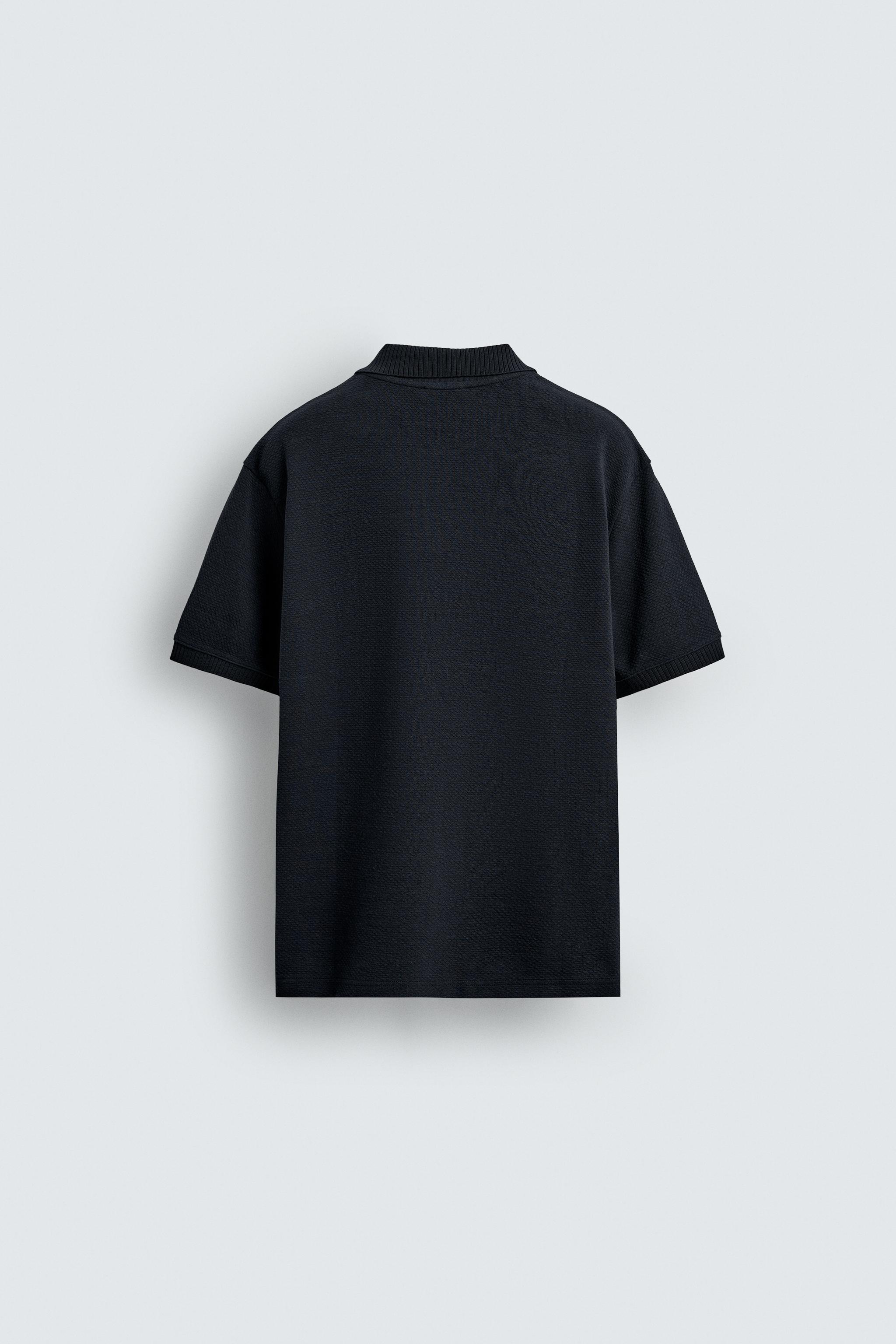 TEXTURED REGULAR FIT POLO SHIRT