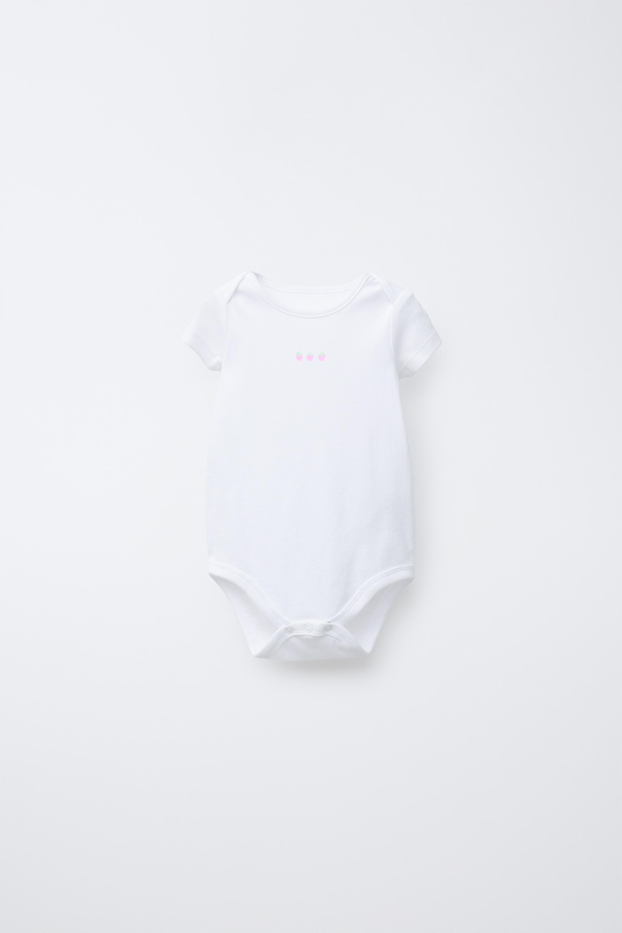 FIVE-PACK OF STRAWBERRY BODYSUITS