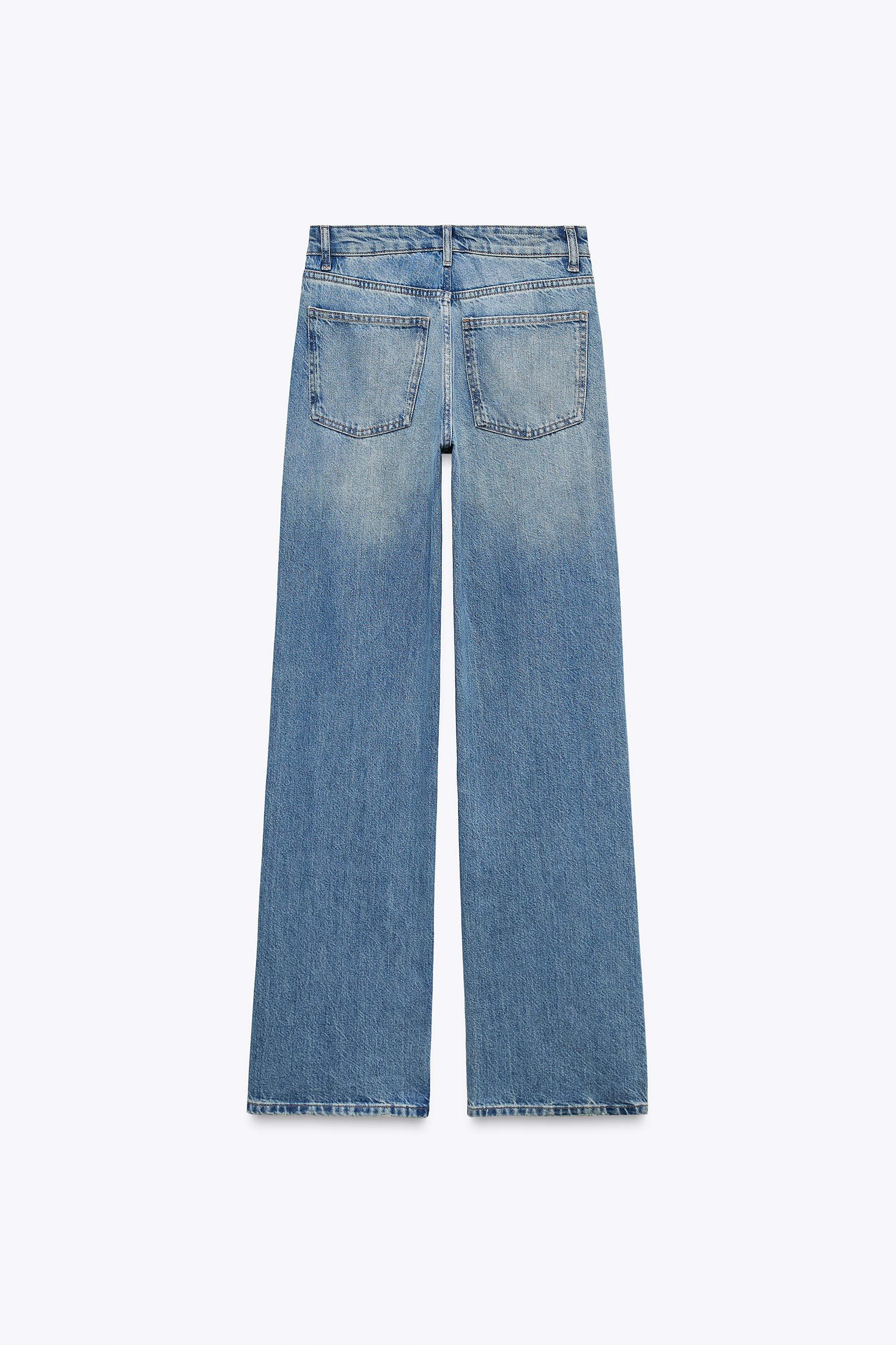 TRF MID-RISE WIDE LEG JEANS