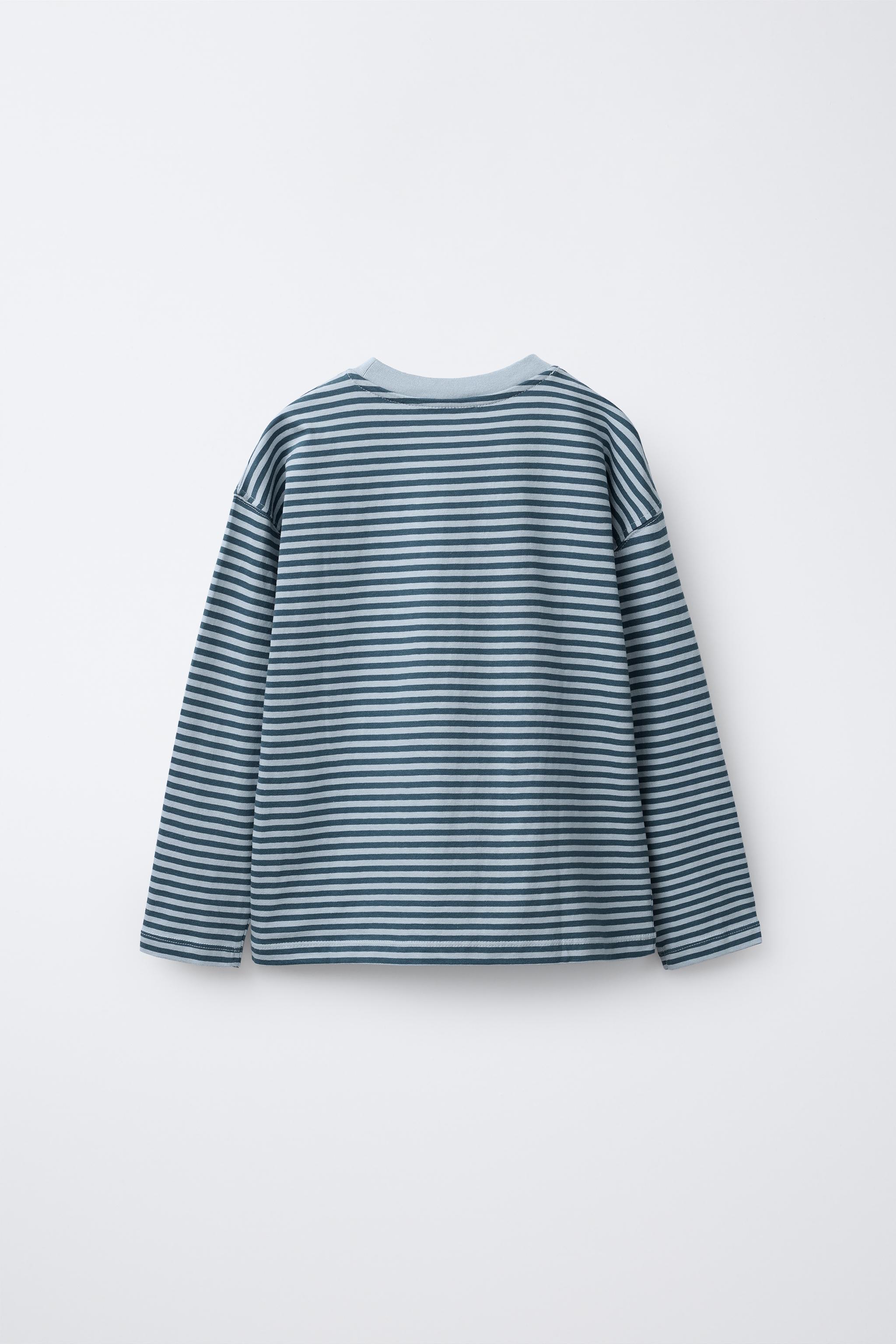 THREE-PACK OF SOLID AND STRIPED T-SHIRTS