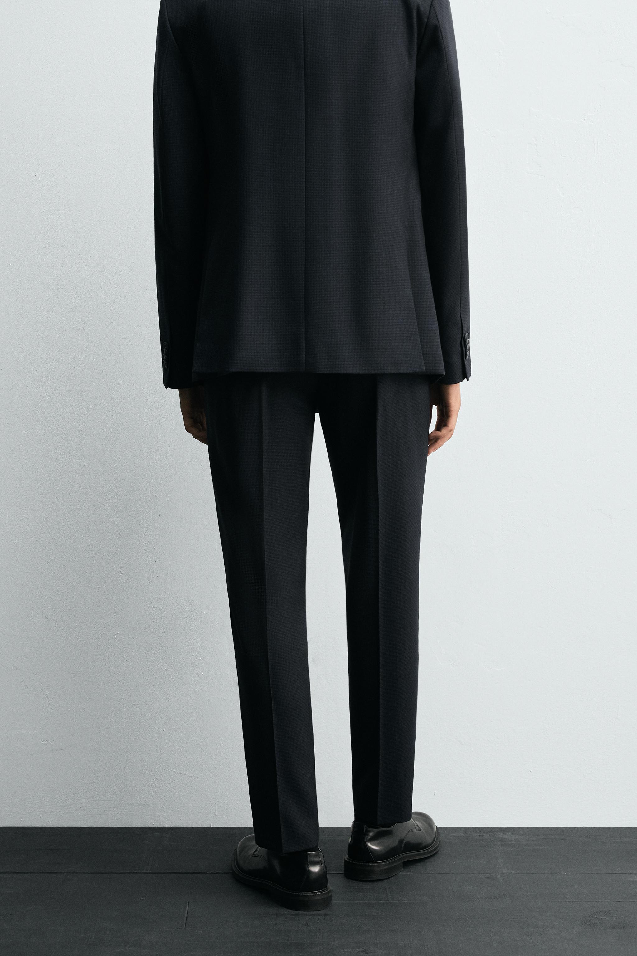 HOUNDSTOOTH SUIT PANTS