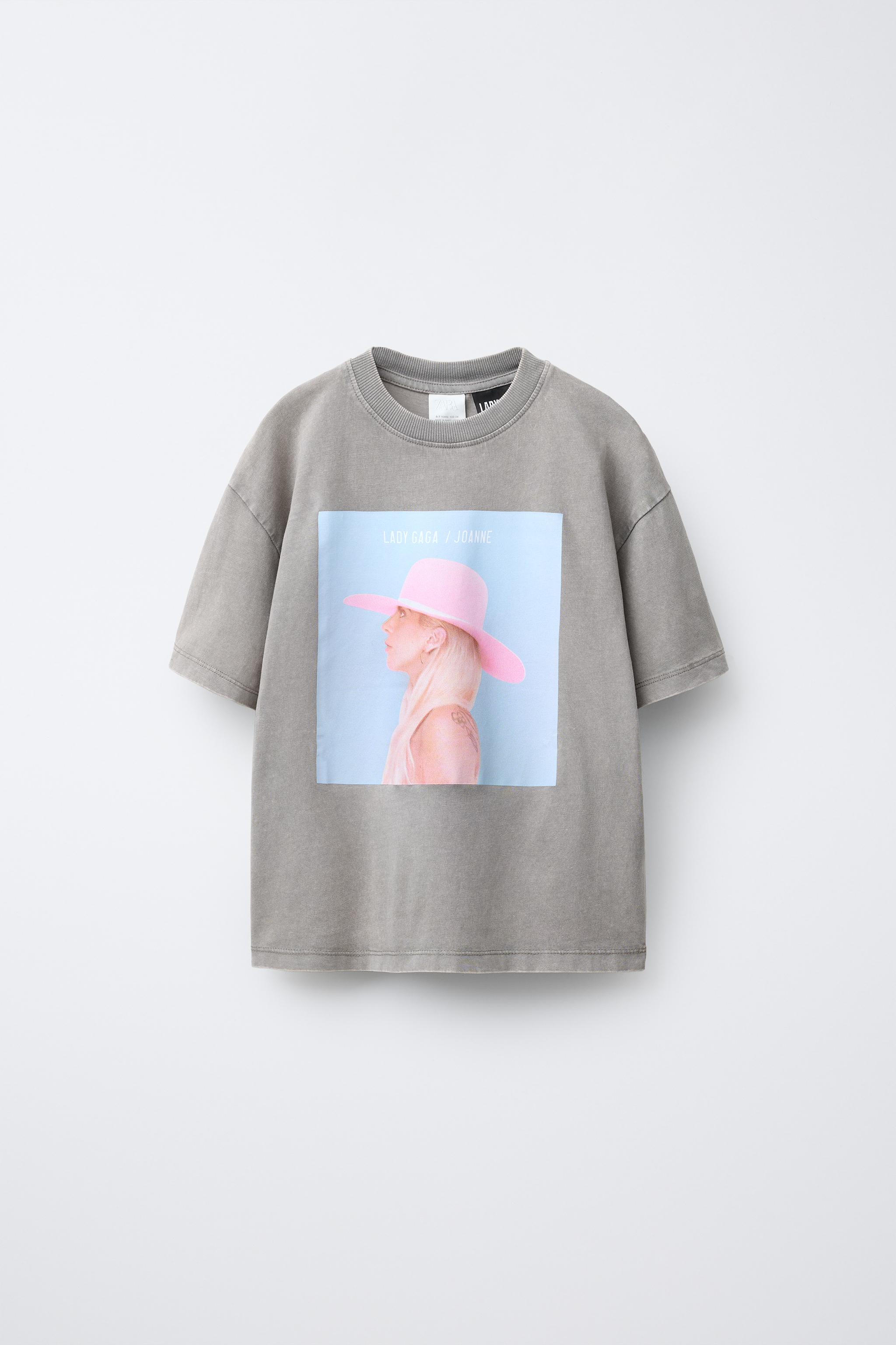 LADY GAGA © WASHED EFFECT T-SHIRT