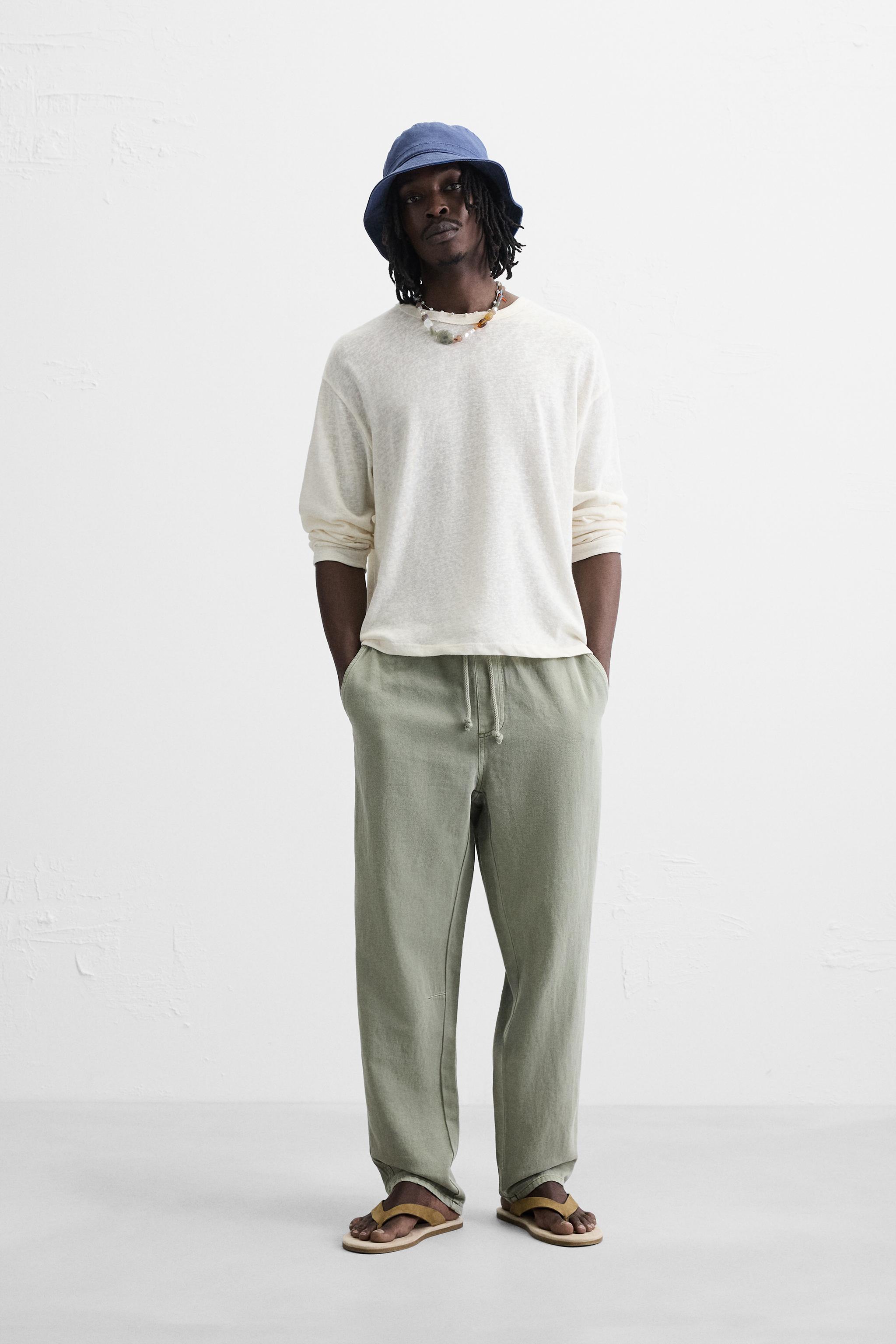 COTTON - LINEN PANTS