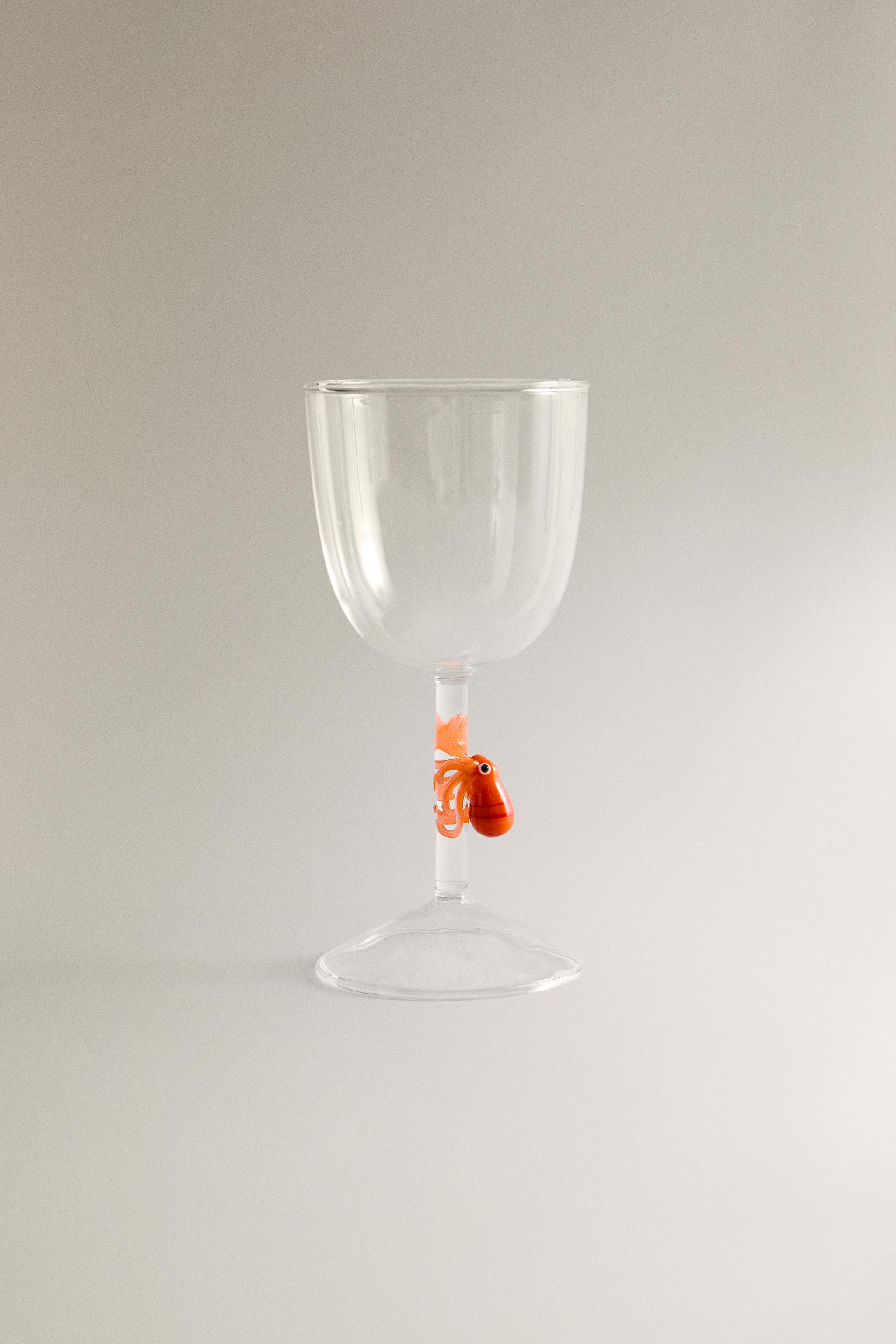 BOROSILICATE GLASS WITH SEA ANIMAL