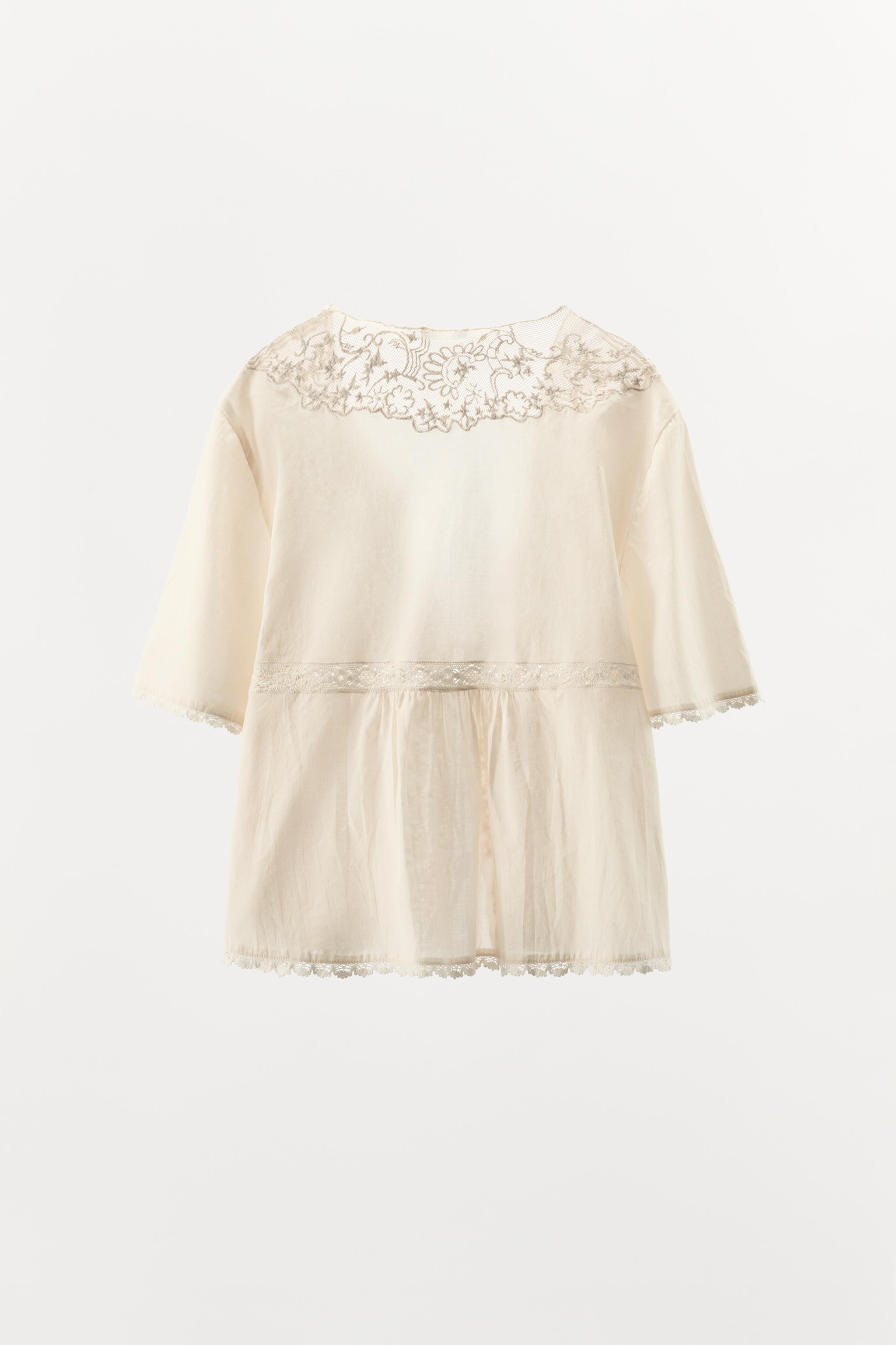 LIMITED EDITION EMBROIDERED BEADED TOP