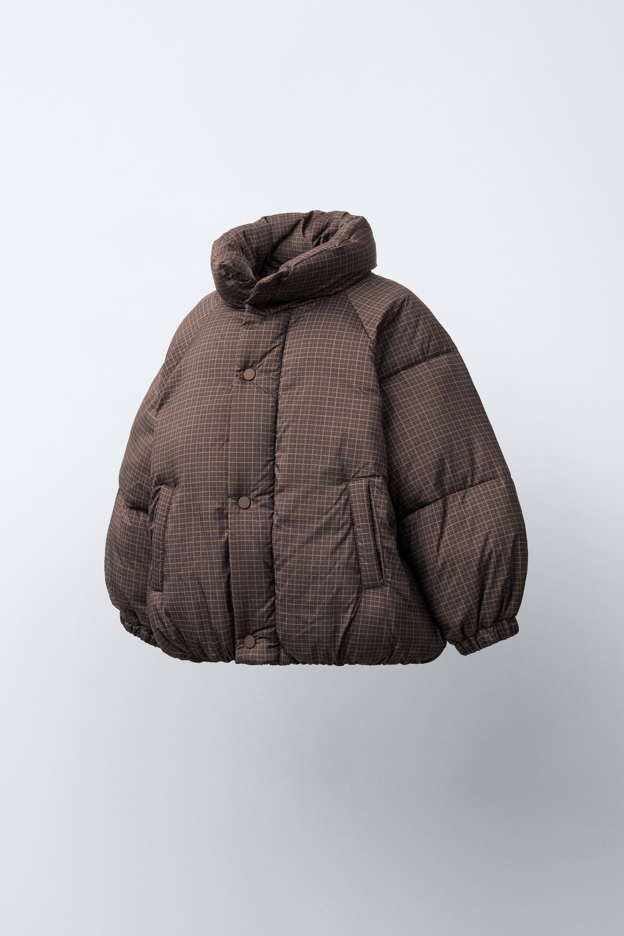 CHECKERED PUFFER JACKET