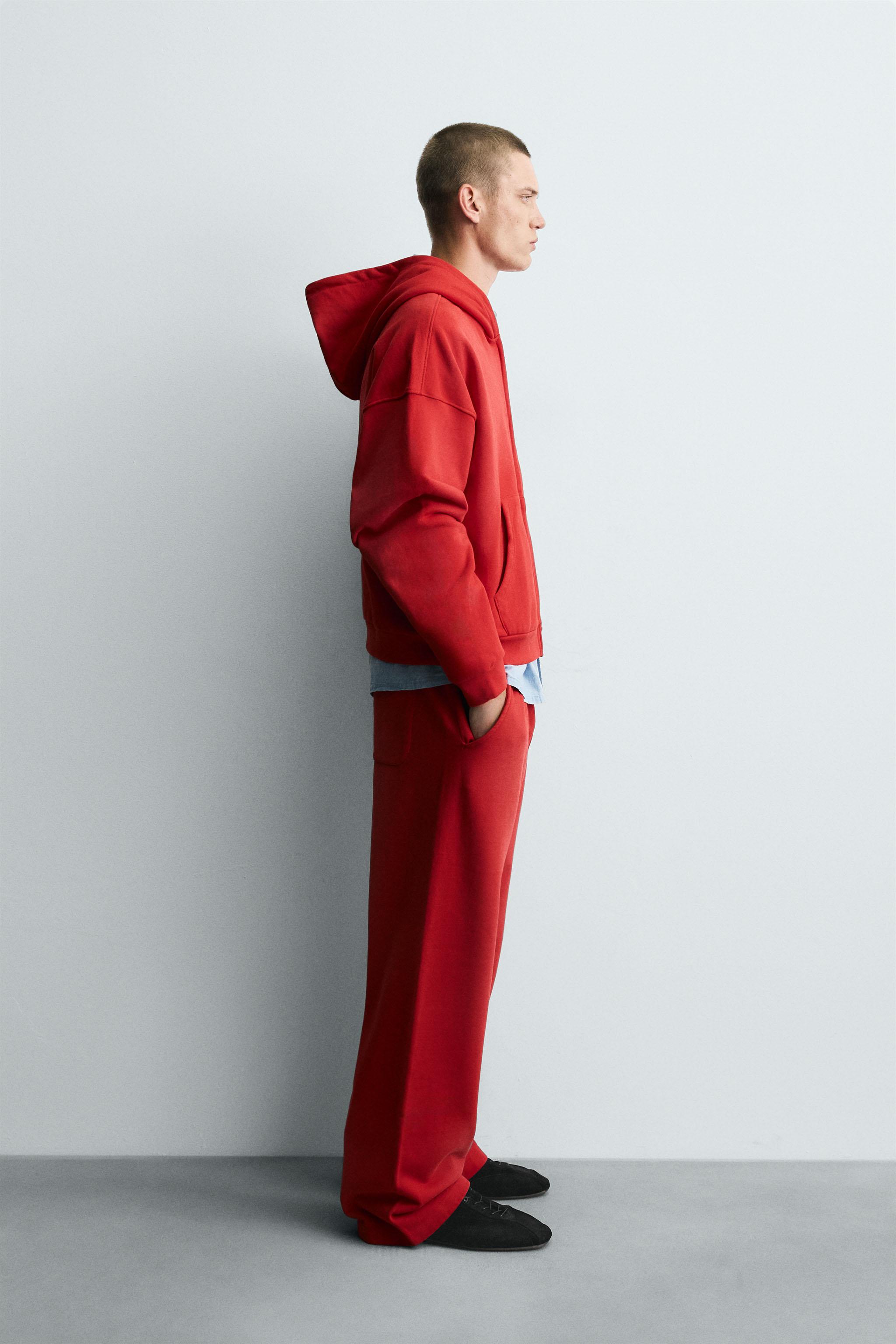 SPRAY WASH ZIP SWEATSHIRT