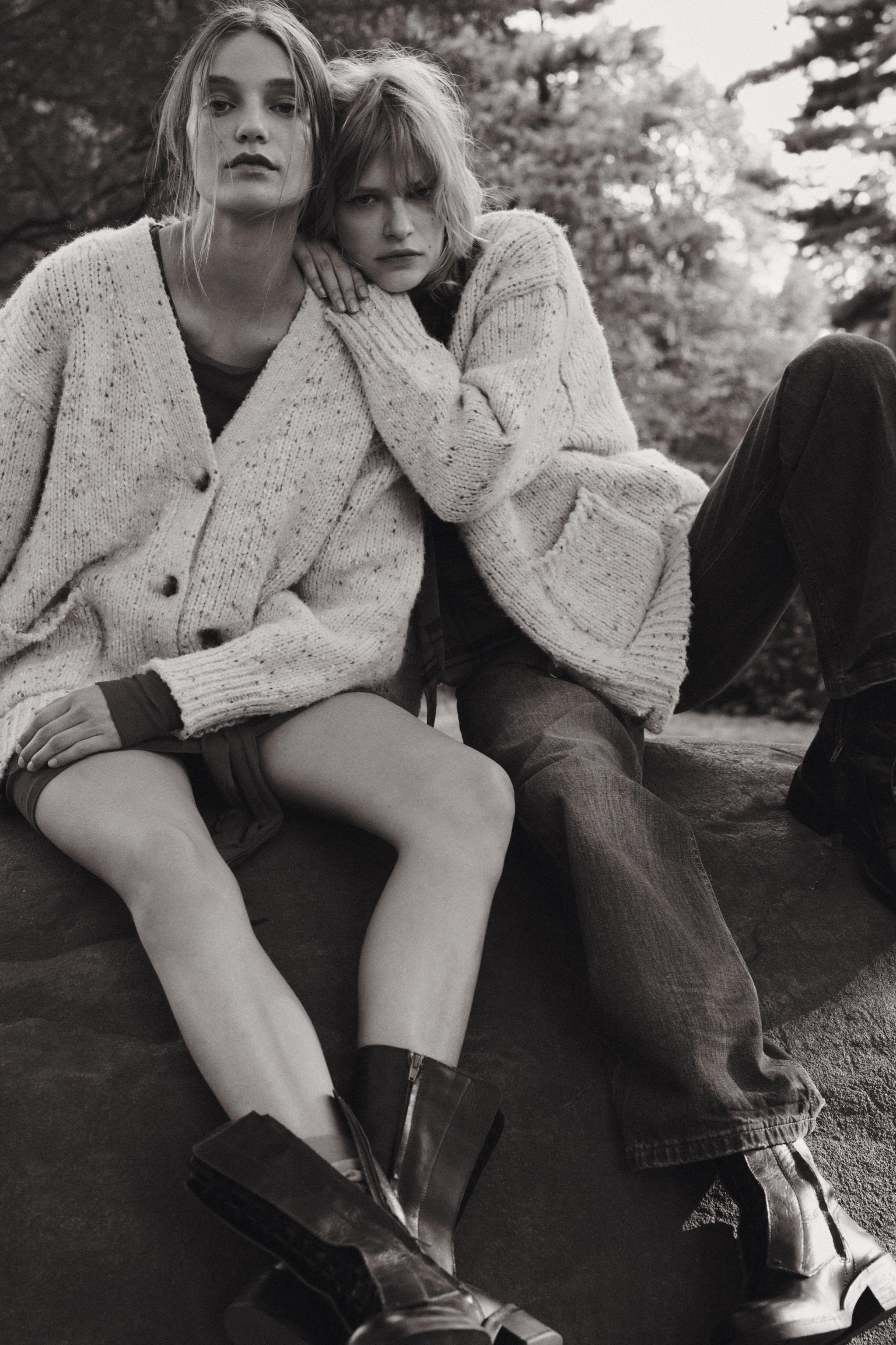 PINCHITA OVERSIZED KNIT CARDIGAN