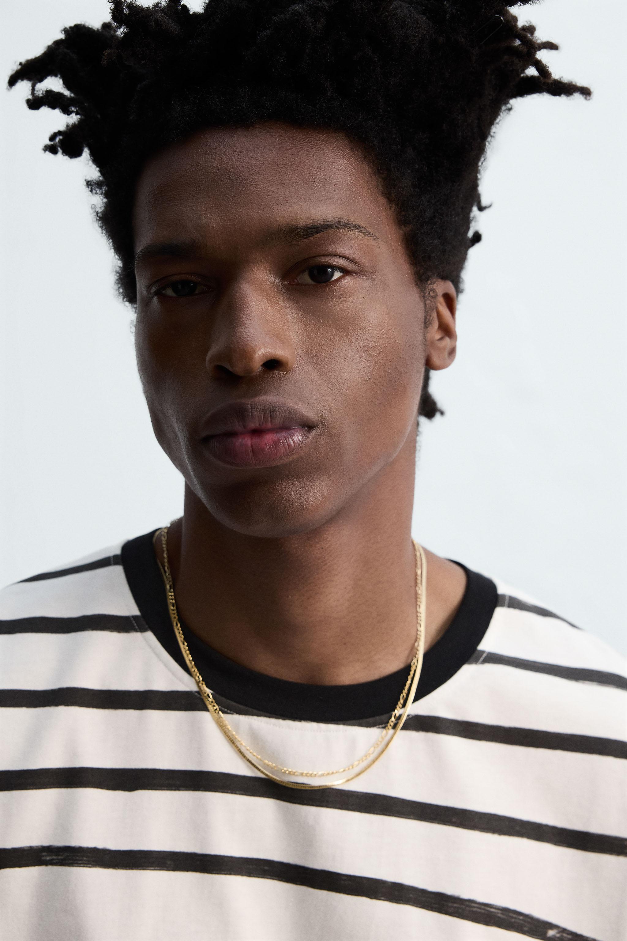 PRINTED STRIPED T-SHIRT © OTIS KWAME KYE QUAICOE