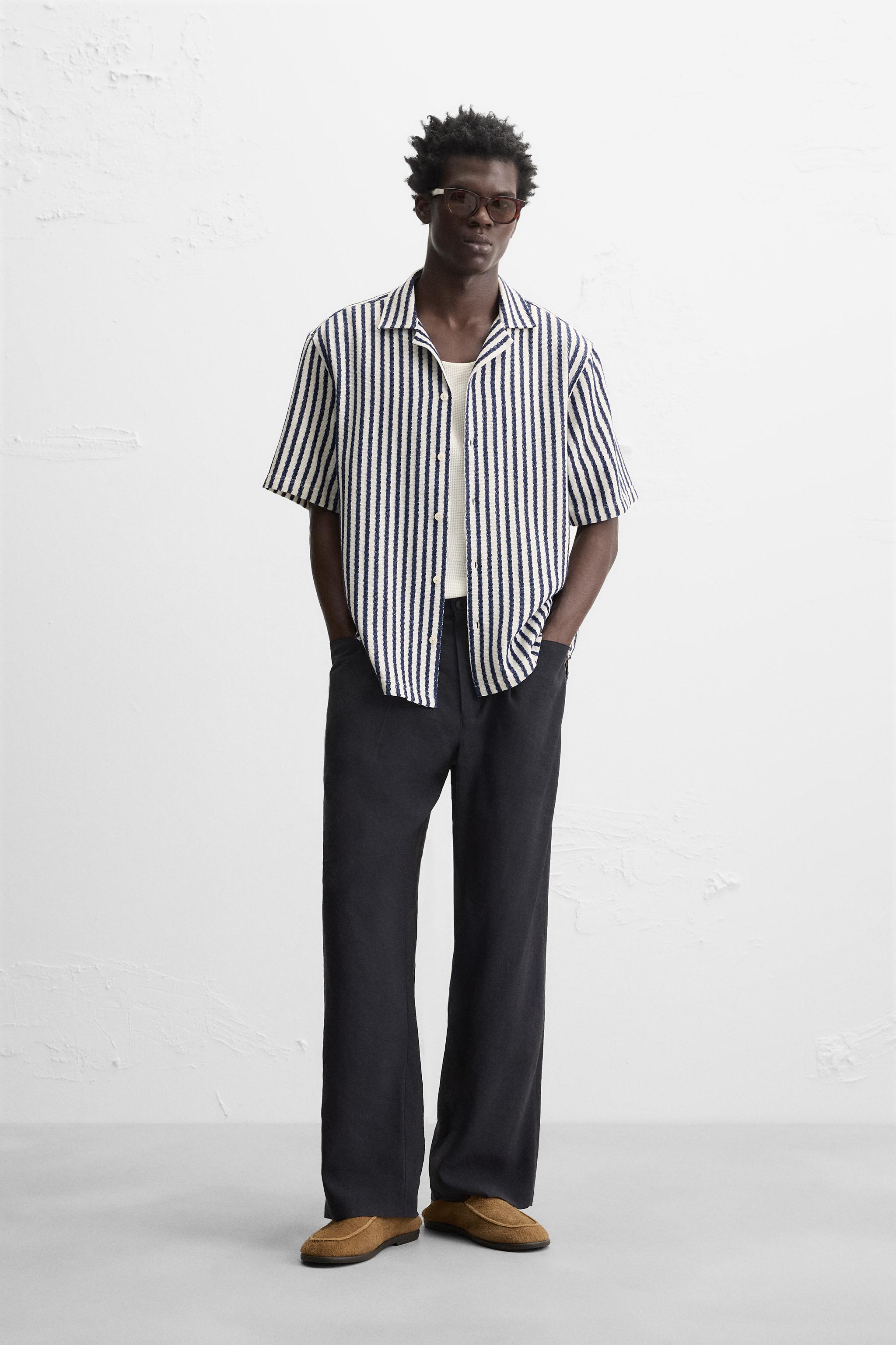 GEOMETRIC JACQUARD SHIRT