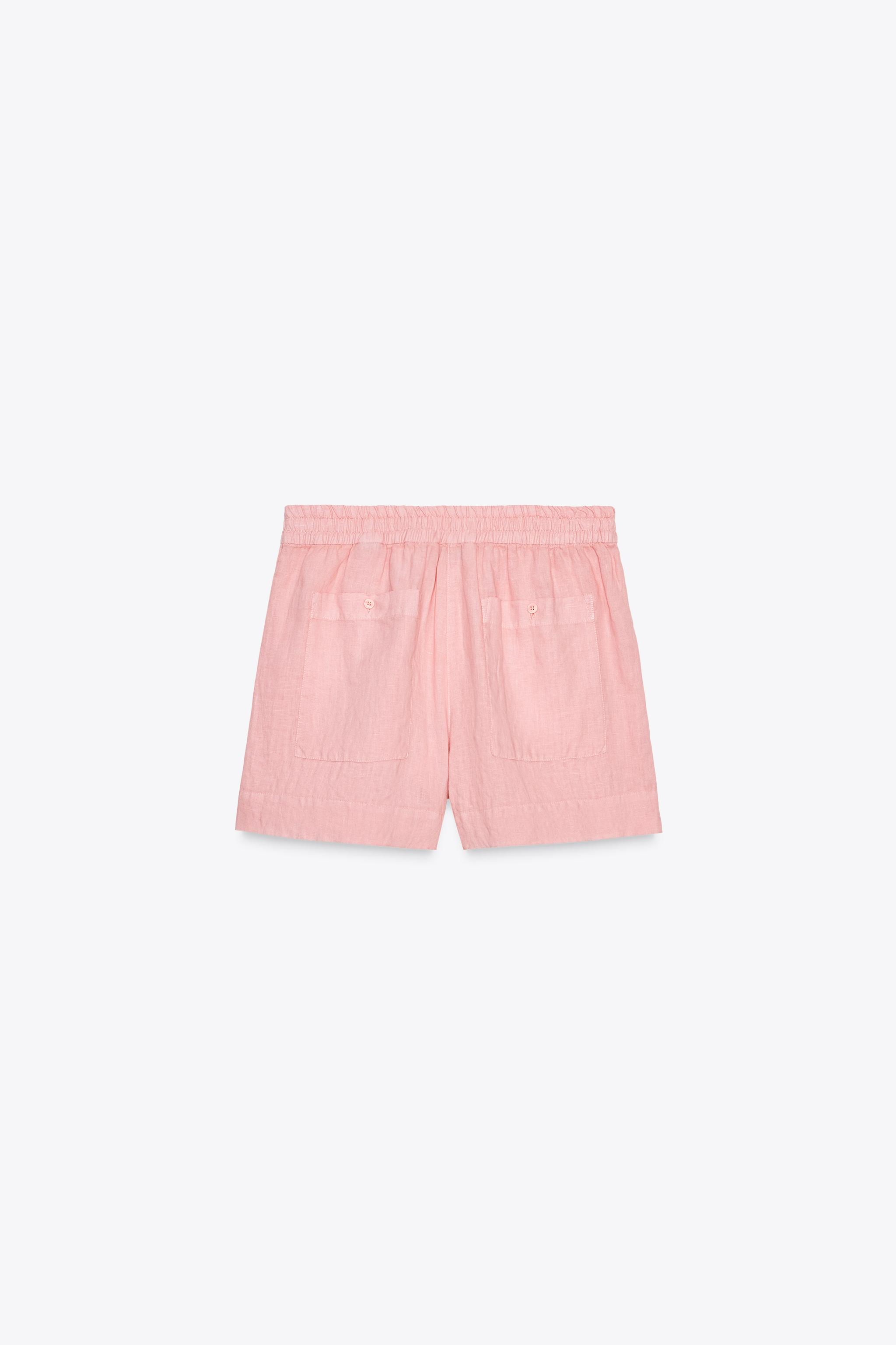 100% LINEN SHORTS ZW COLLECTION