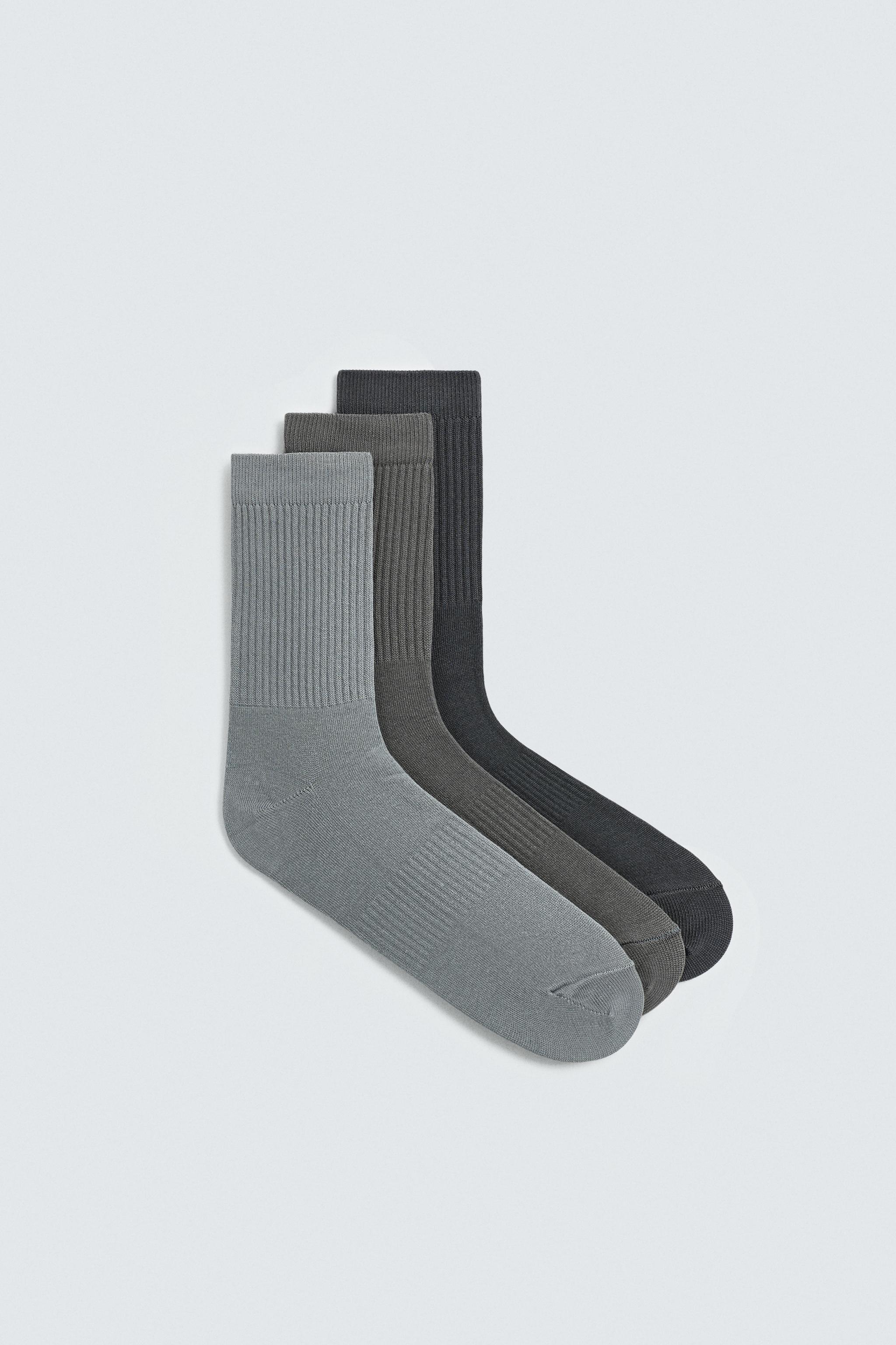 3-PACK RIB SOCKS